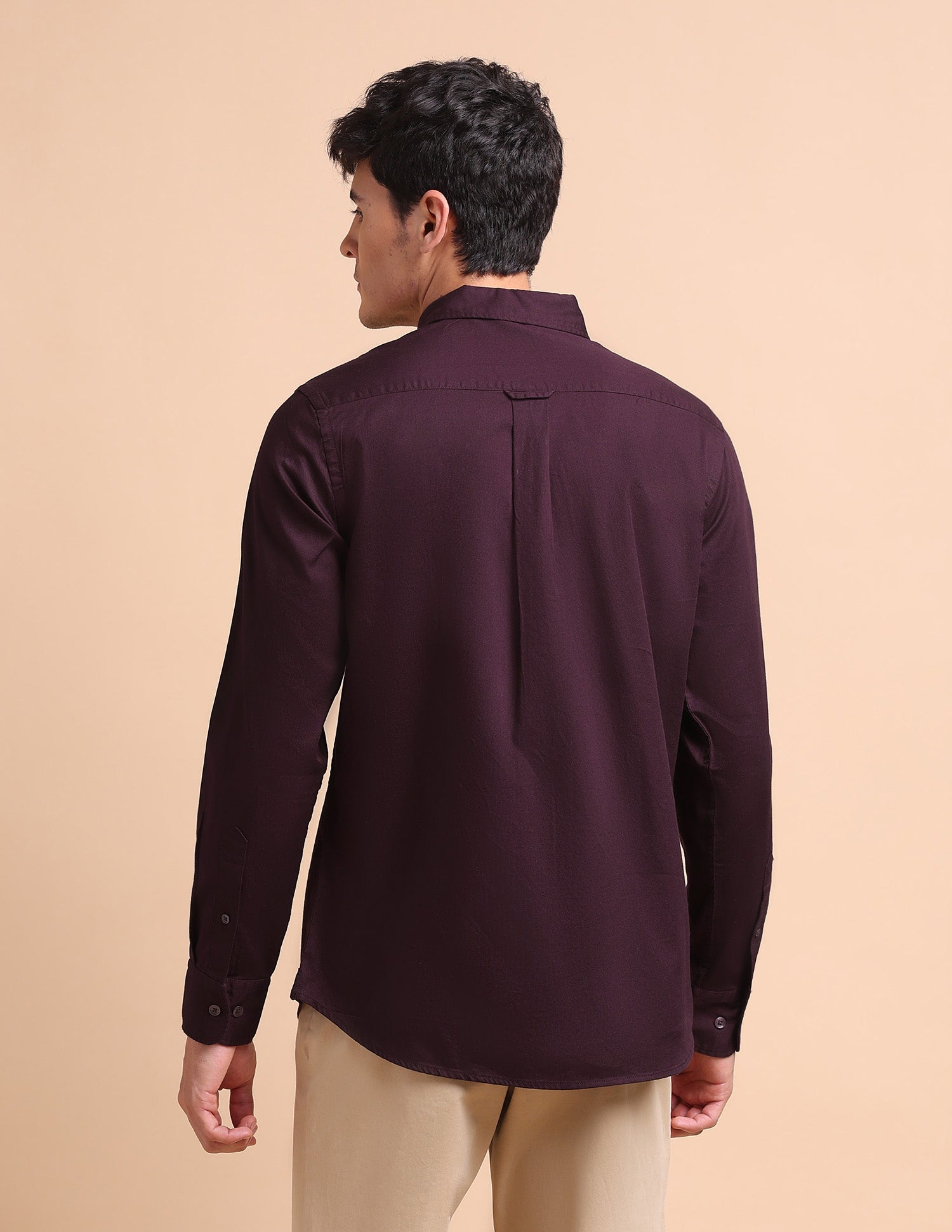 Tailored Fit Button Down Shirt Brown - U.S. POLO ASSN. | Large