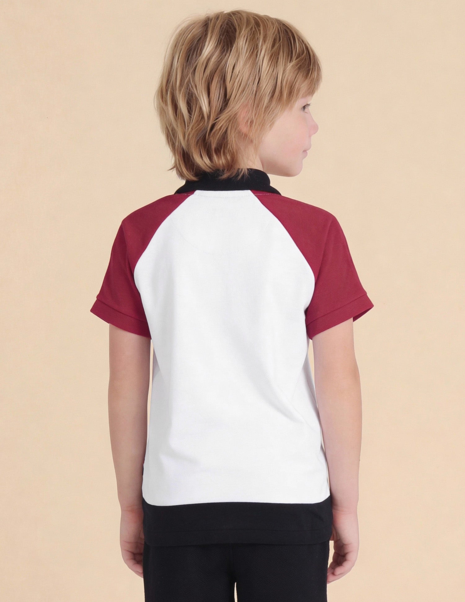 Colour Blocked Regular Fit Polo Shirt White - U.S. Polo Assn. India | Large