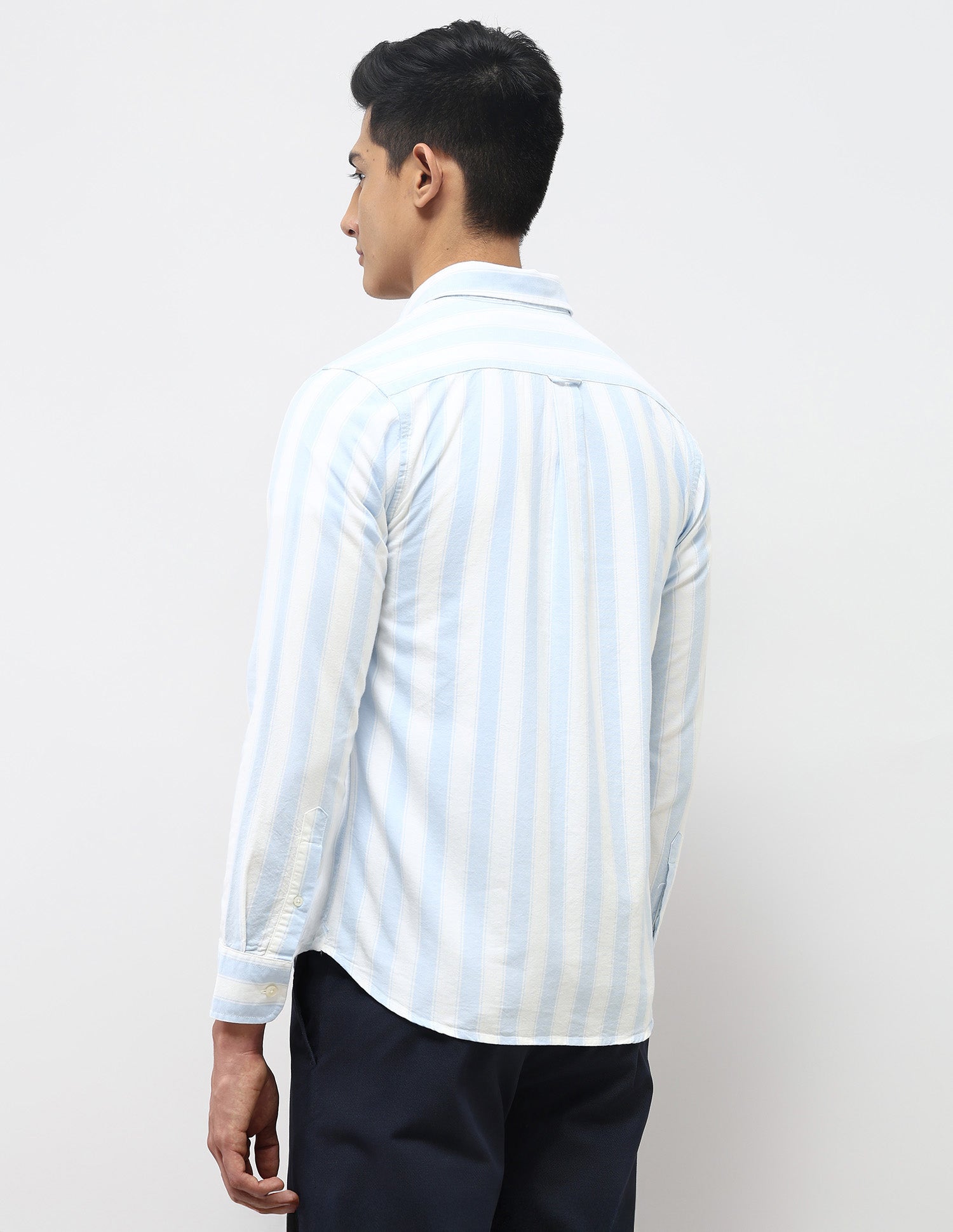 Oxford Tailored Fit Shirt Light Blue - U.S. Polo Assn. India | Large