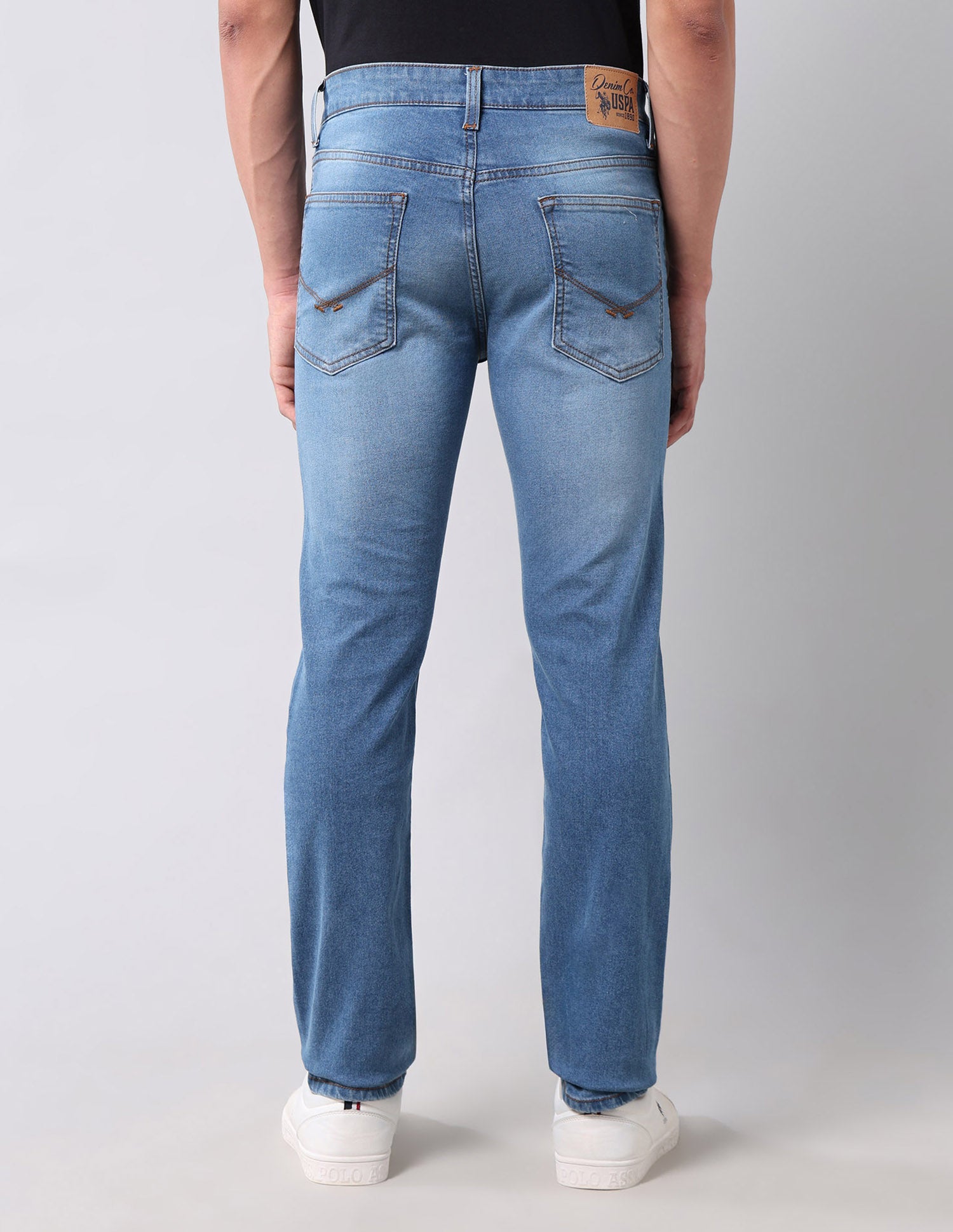 Regallo Skinny Fit Blue Jeans Blue - U.S. Polo Assn. India | Large