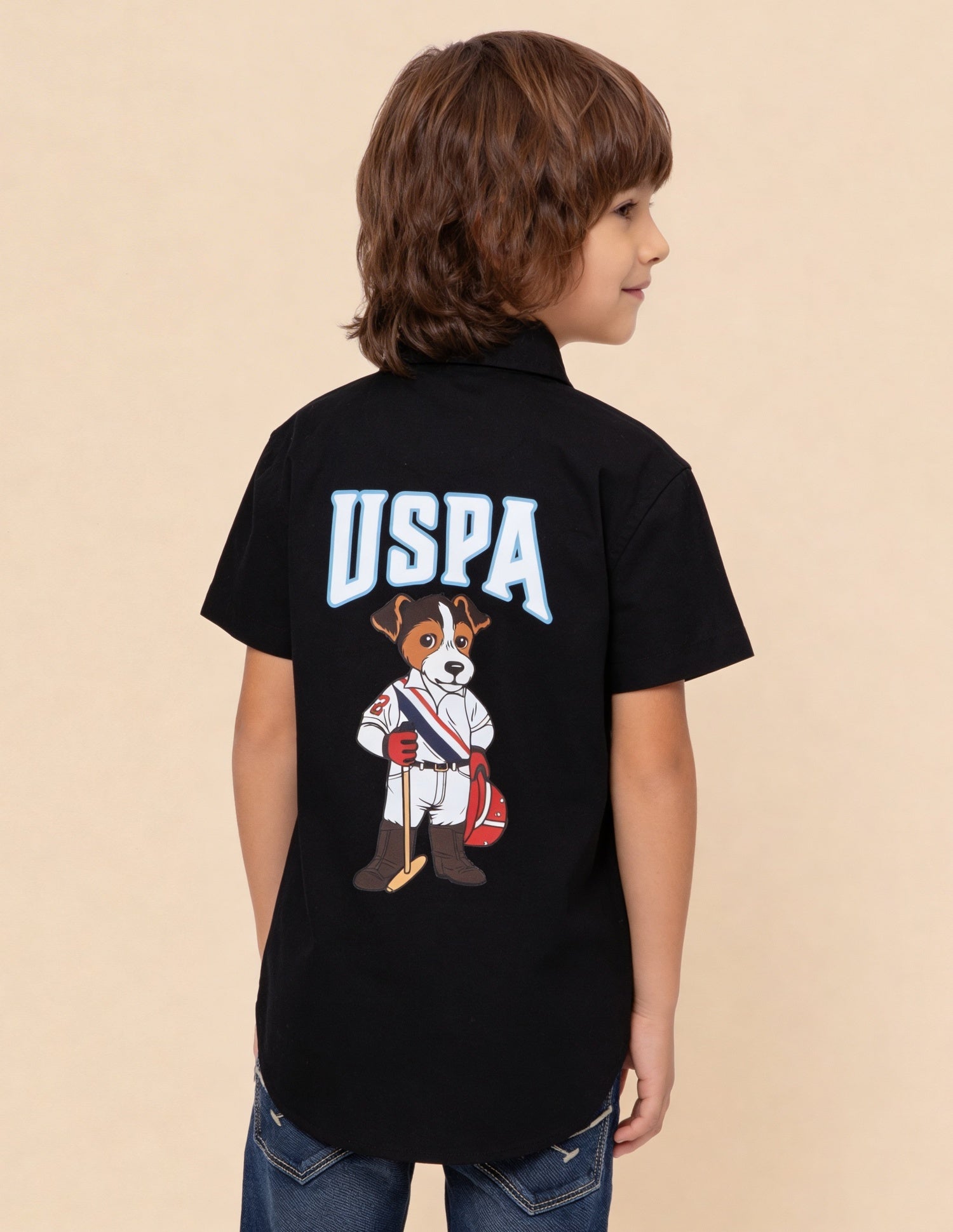 Graphic Brand Printed Shirt Navy - U.S. Polo Assn. India | Large
