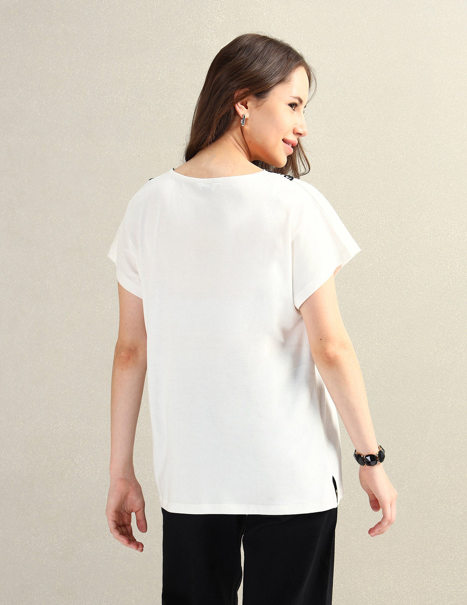 Pure Cotton Loose Fit T-Shirt White - U.S. POLO ASSN. | Large