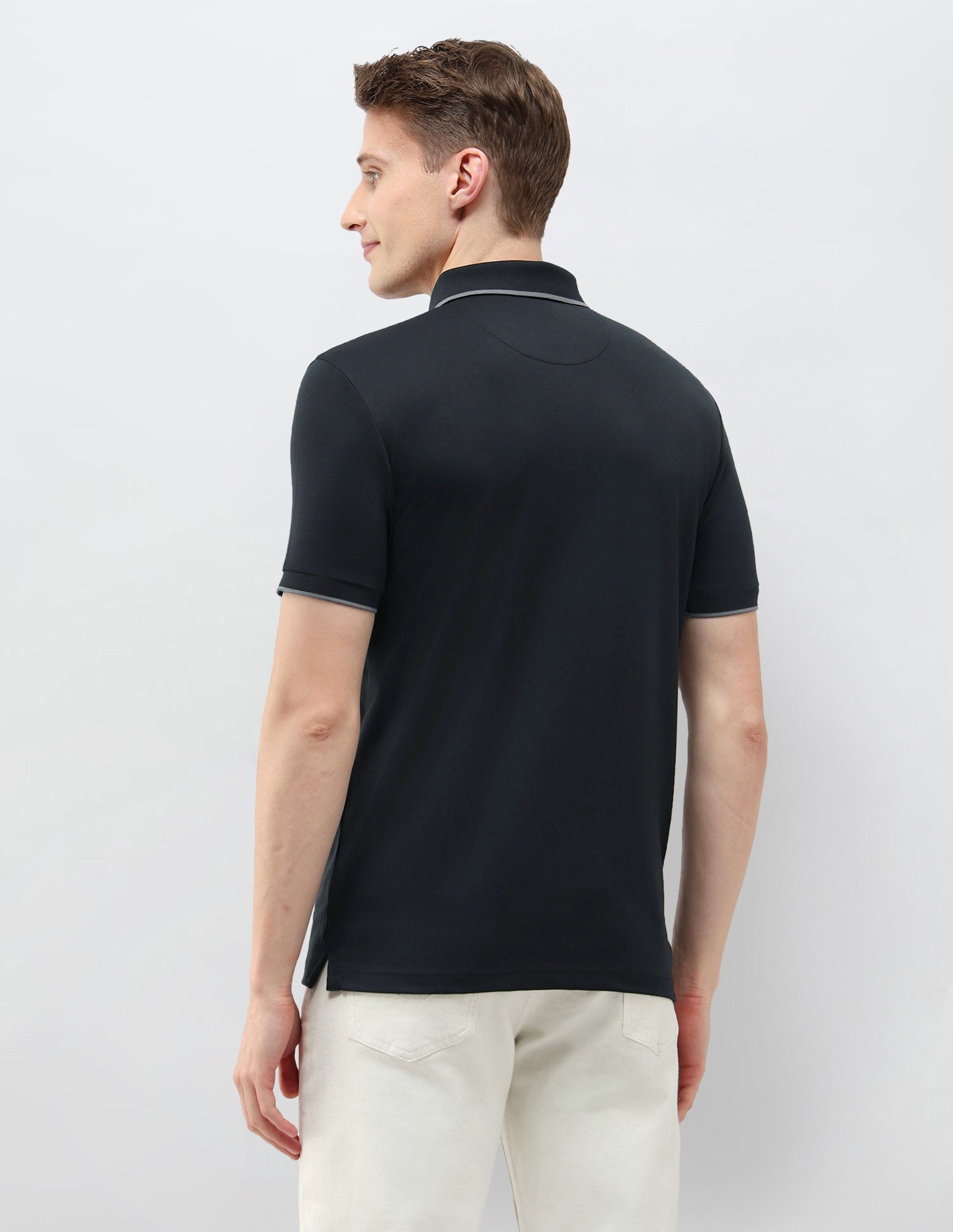 Black & Gold Slim Fit Polo Shirt Black - U.S. Polo Assn. India | Large