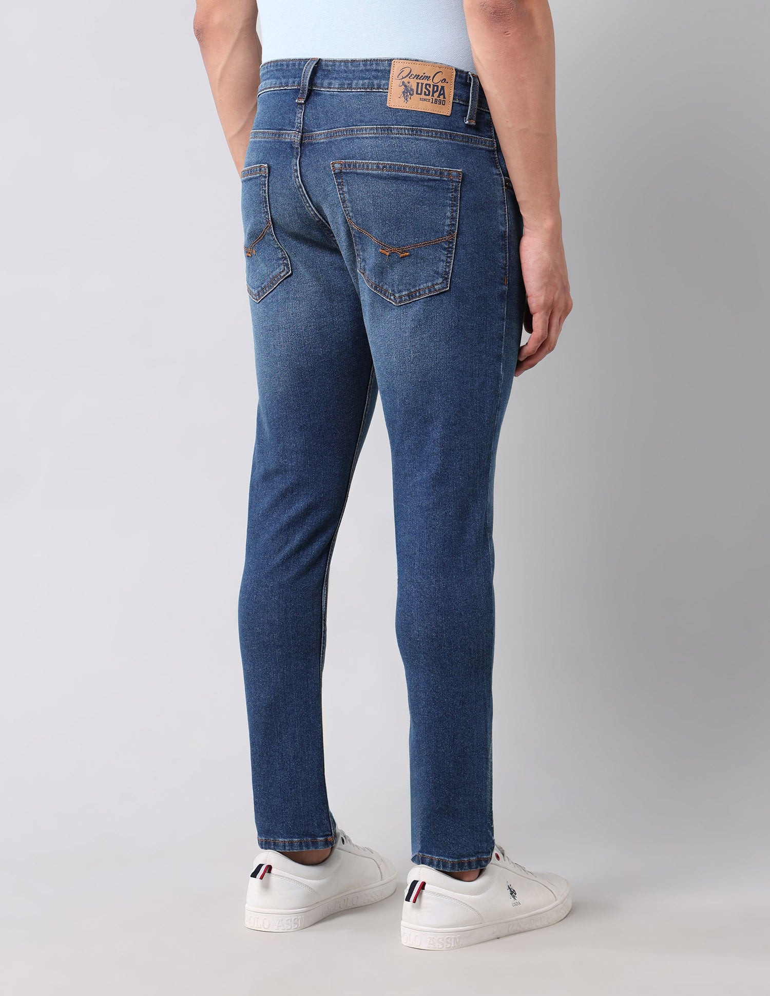 Henry Tapered Fit Blue Jeans Blue - U.S. Polo Assn. India | Large