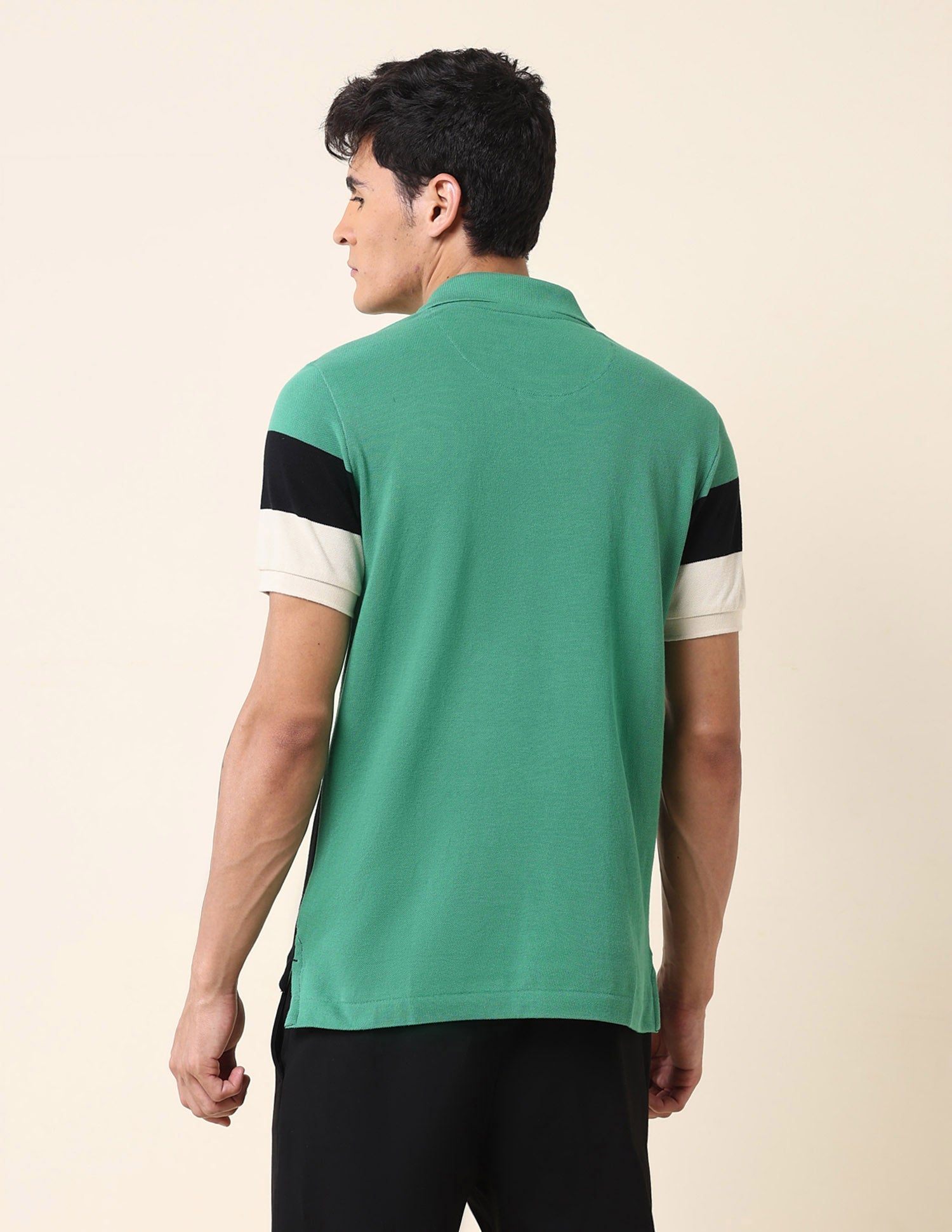 Slim Fit Classic Polo Shirt Black - U.S. Polo Assn. India | Large