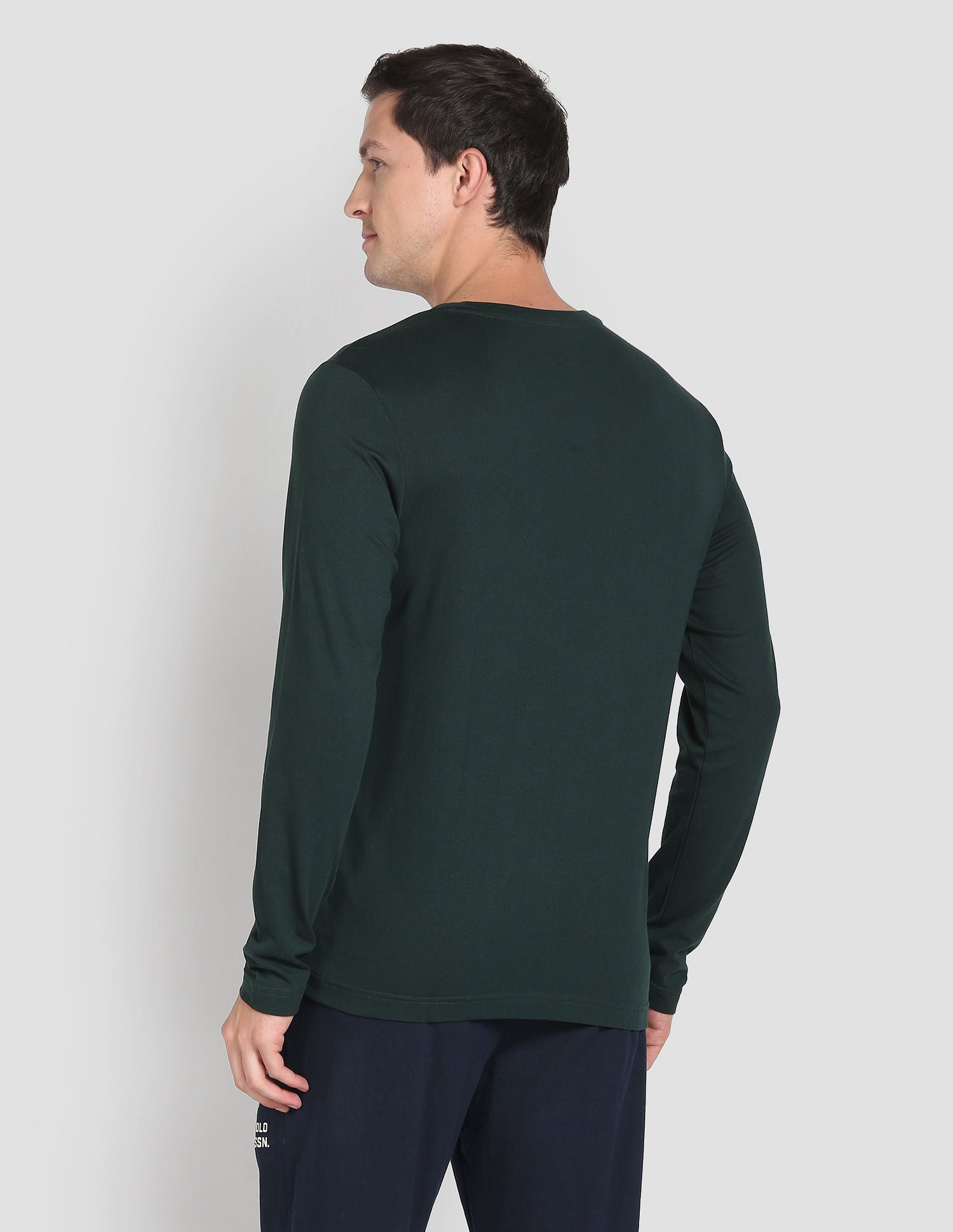 Crew Neck Solid I693 Lounge T-Shirt - Pack Of 1 Scarab - U.S. POLO ASSN. | Large