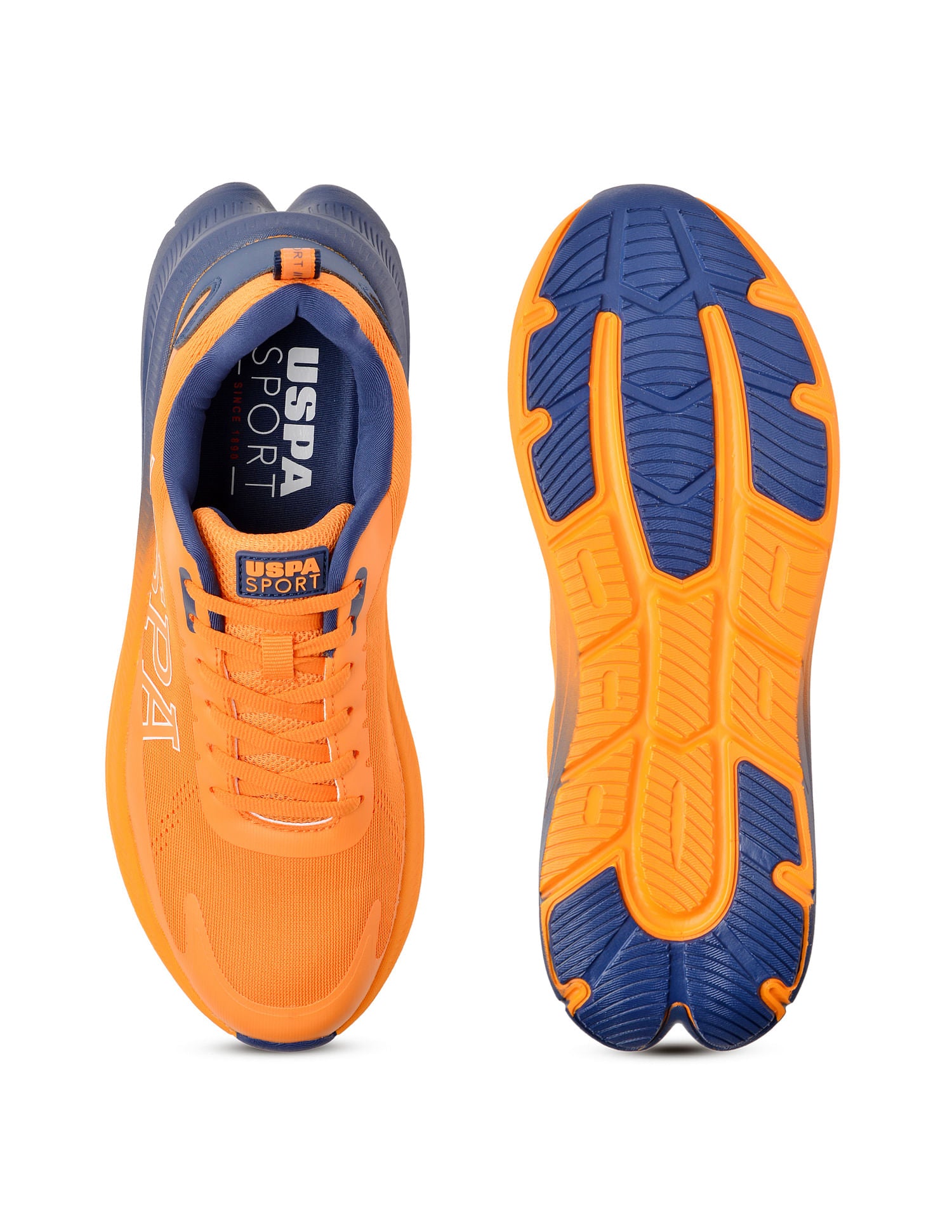 Men Cayman Orange Uspa Sport  Sneakers Orange - U.S. POLO ASSN. | Large