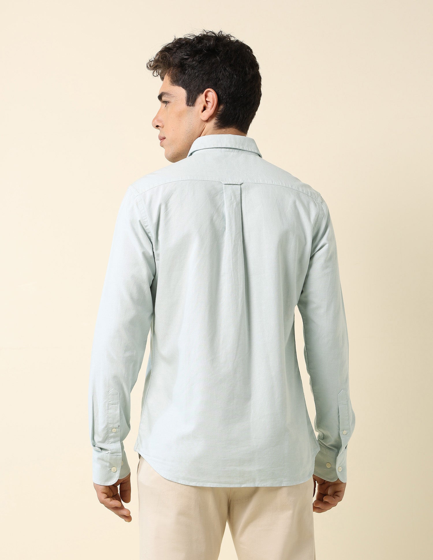 Pure Cotton Vertical Striped Shirt Light Green - U.S. POLO ASSN. | Large