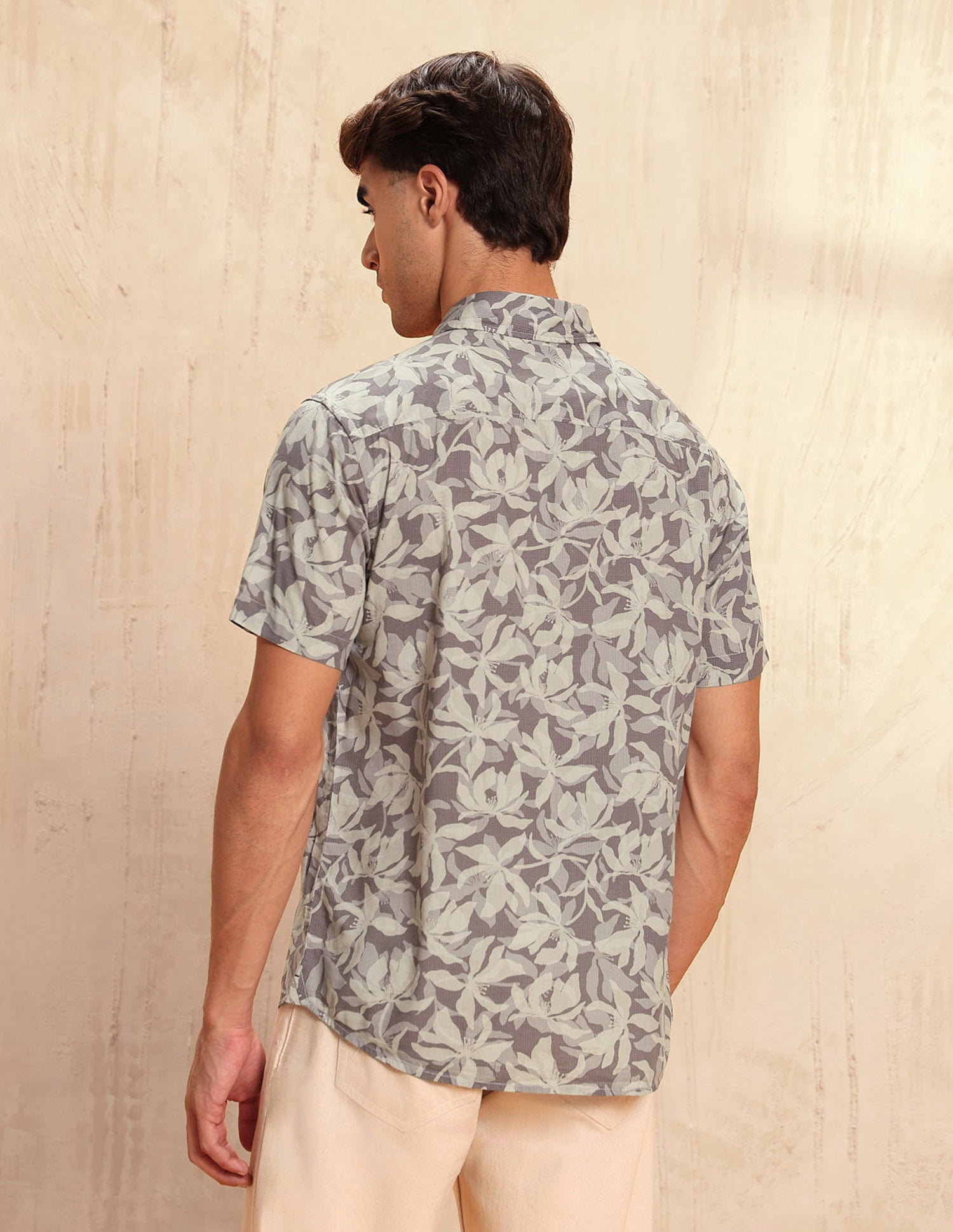 Tropical Printed Legend Of Horseshoe Shirt Wine - U.S. POLO ASSN. | Large