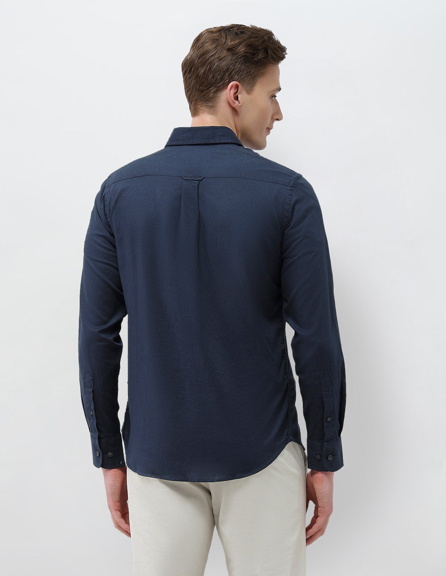 New Port Marina Dobby Shirt Navy - U.S. Polo Assn. India | Large