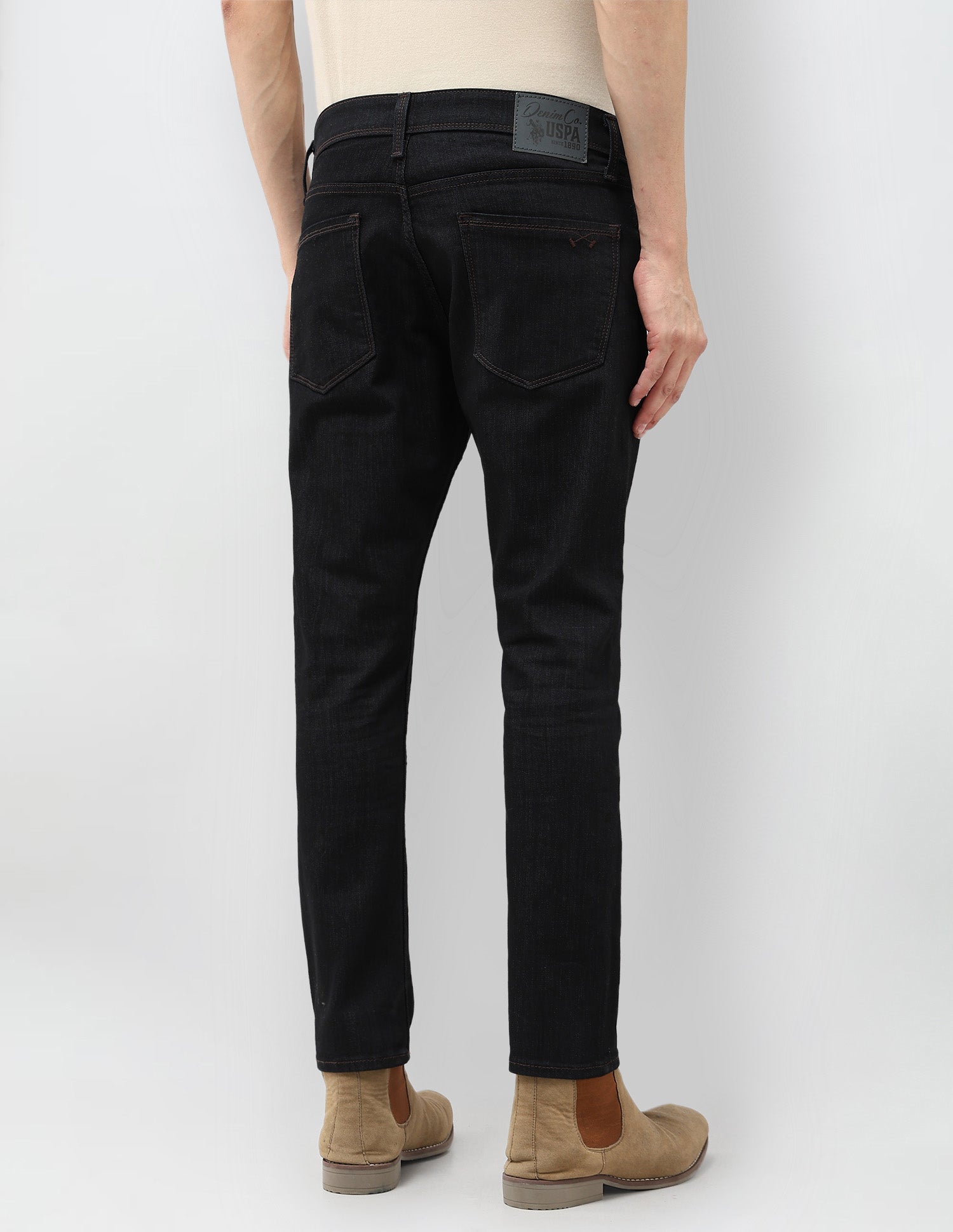 Henry Tapered Fit Blue Jeans Dark Blue - U.S. POLO ASSN. | Large