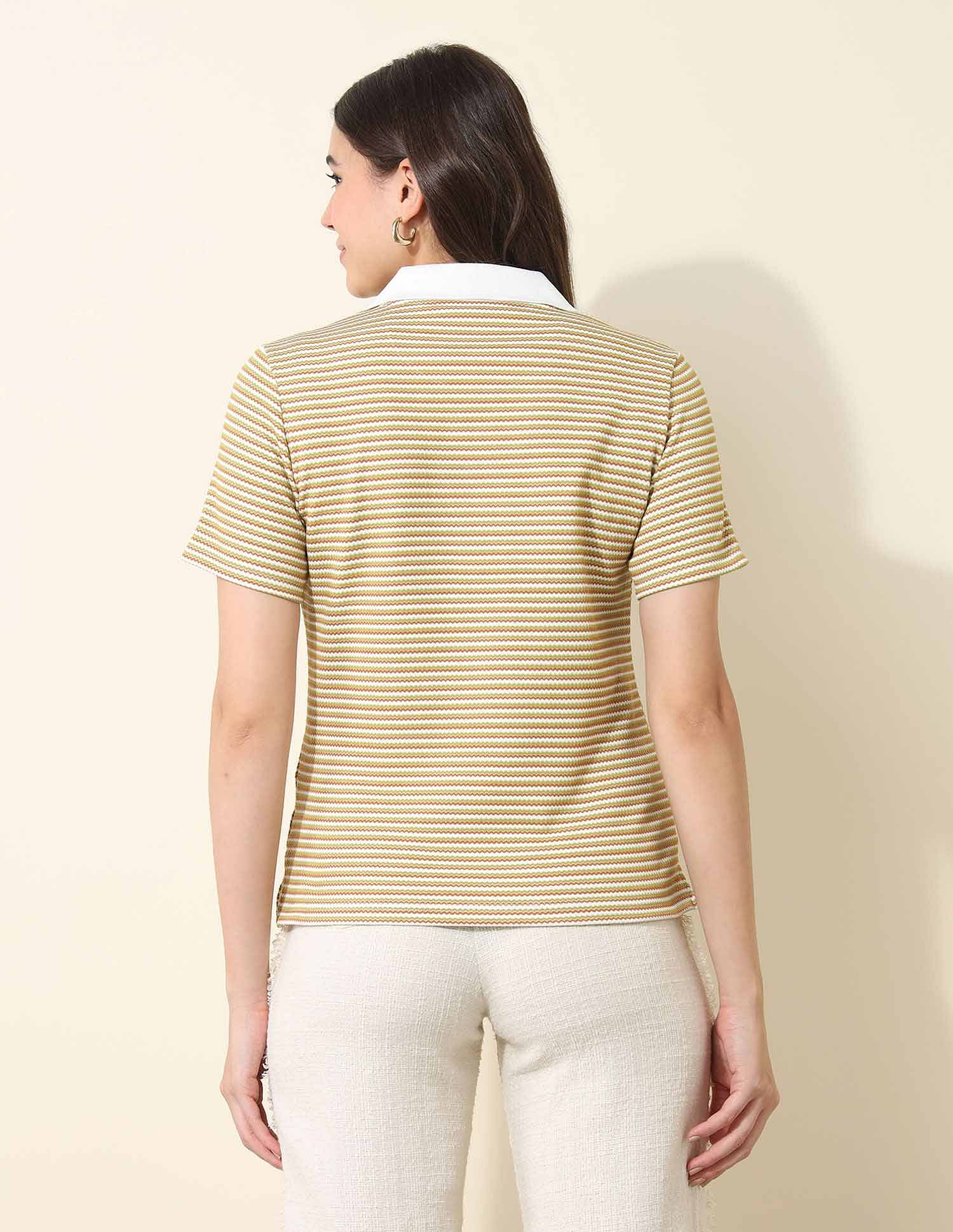 Relaxed Fit Striped Polo Shirt Multi - U.S. Polo Assn. India | Large
