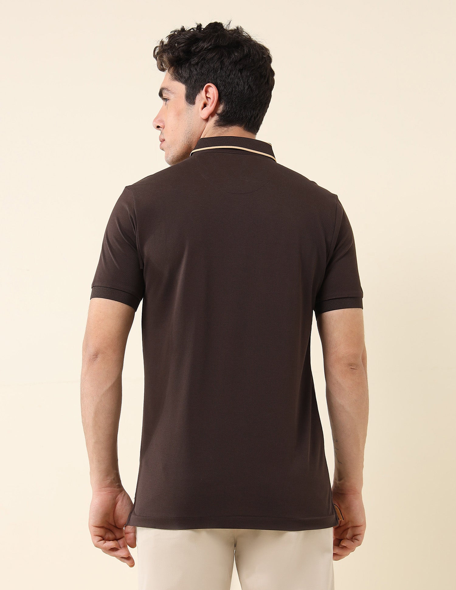 Solid Gentleman's Club Polo Shirt Brown - U.S. POLO ASSN. | Large