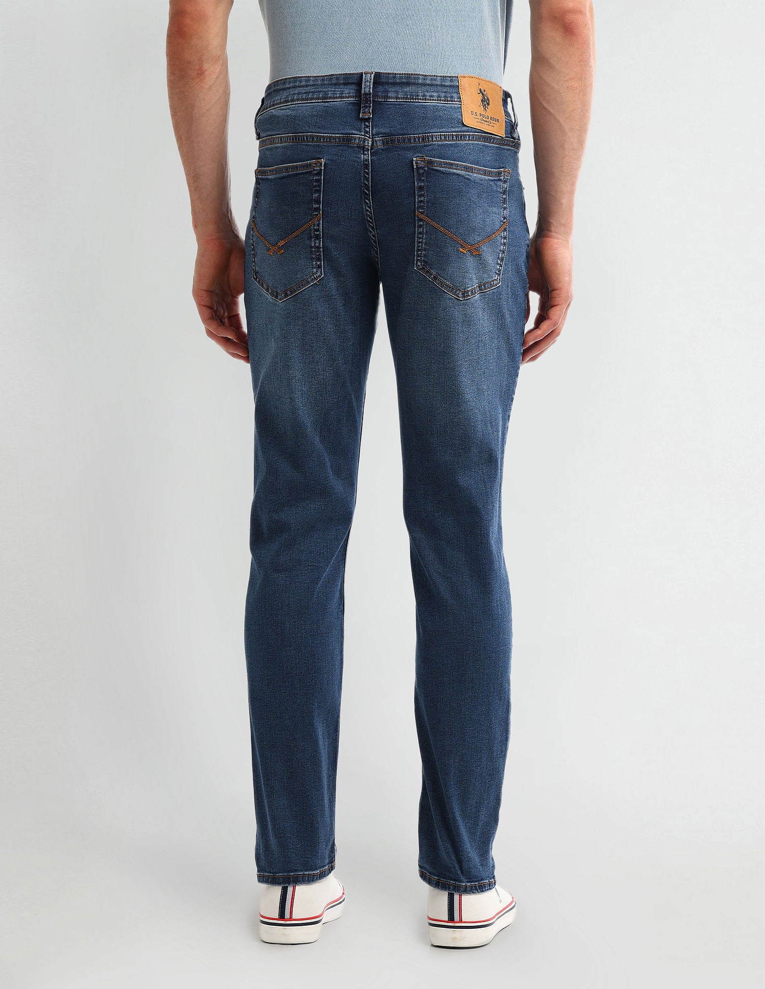 Brandon Slim Fit Blue Jeans Blue - U.S. Polo Assn. India | Large