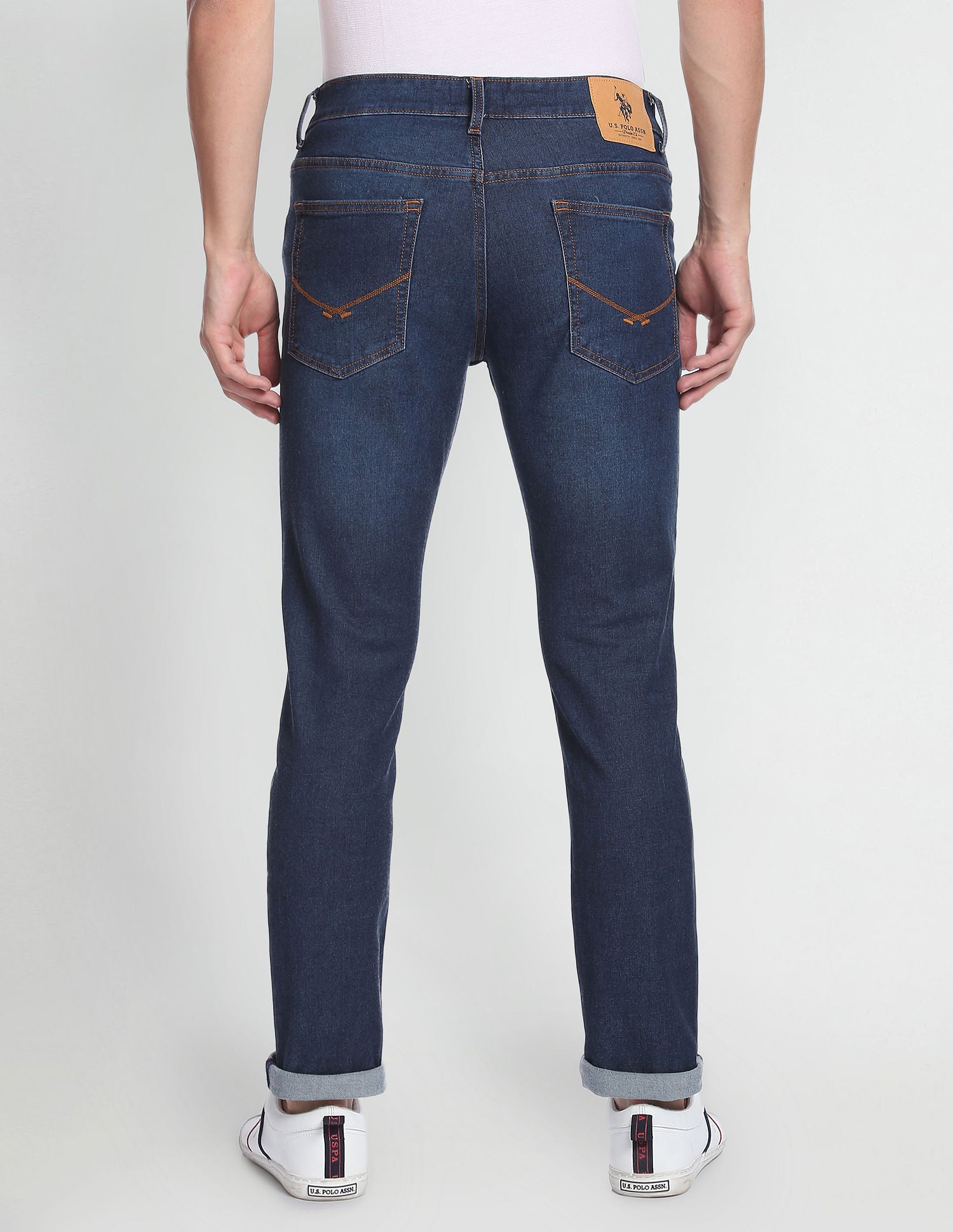 Brandon Slim Tapered Authentic Jeans Dark Blue - U.S. Polo Assn. India | Large