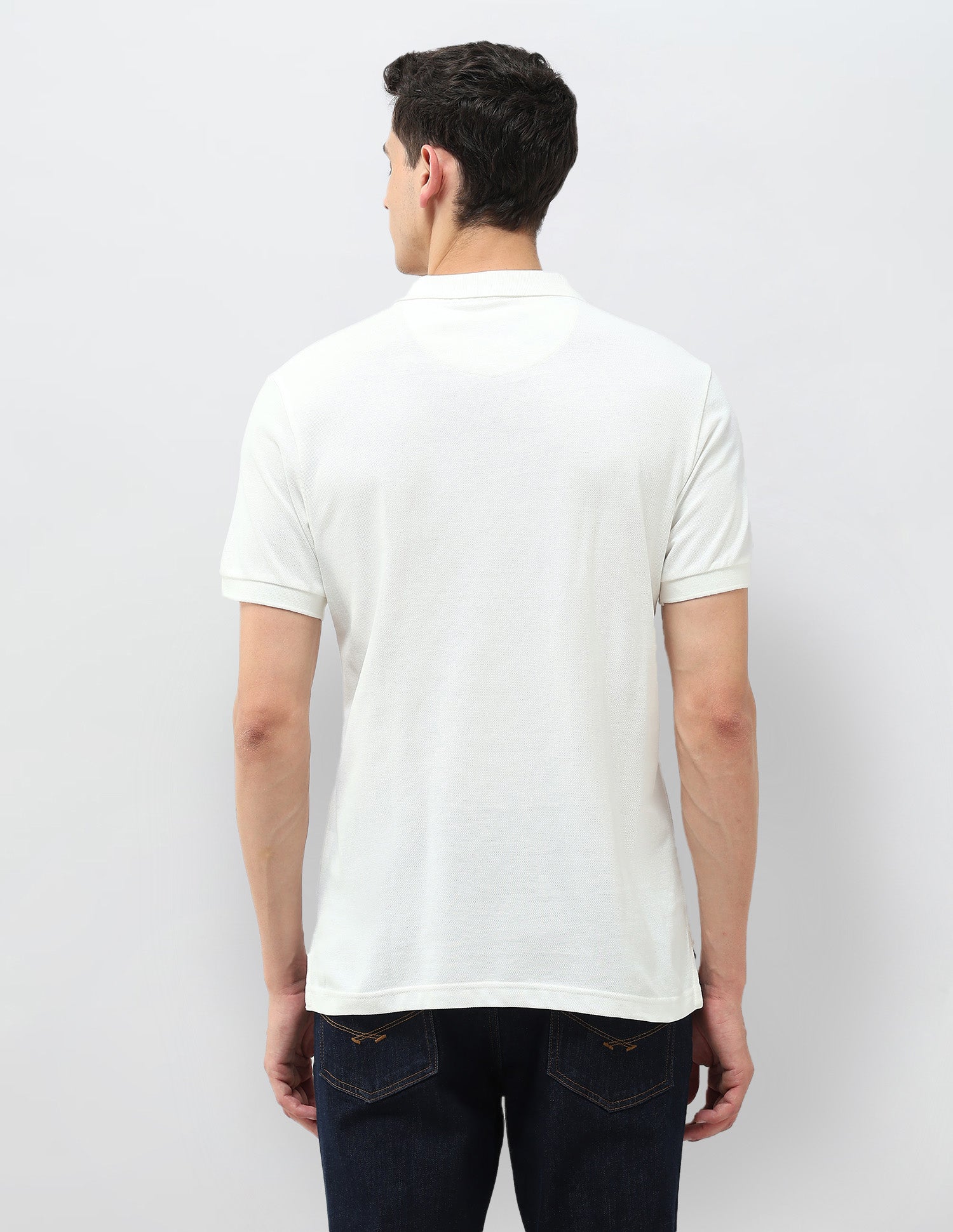 Solid Muscle Fit Polo Shirt Ivory - U.S. POLO ASSN. | Large