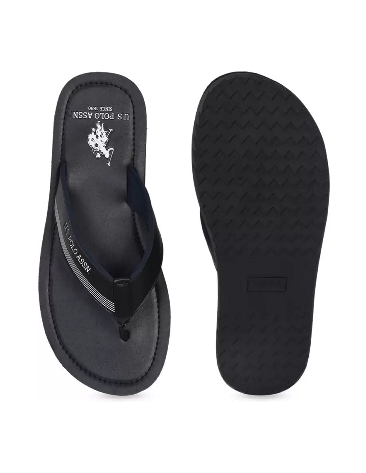 Men Ovi 3 Slippers Black - U.S. POLO ASSN. | Large