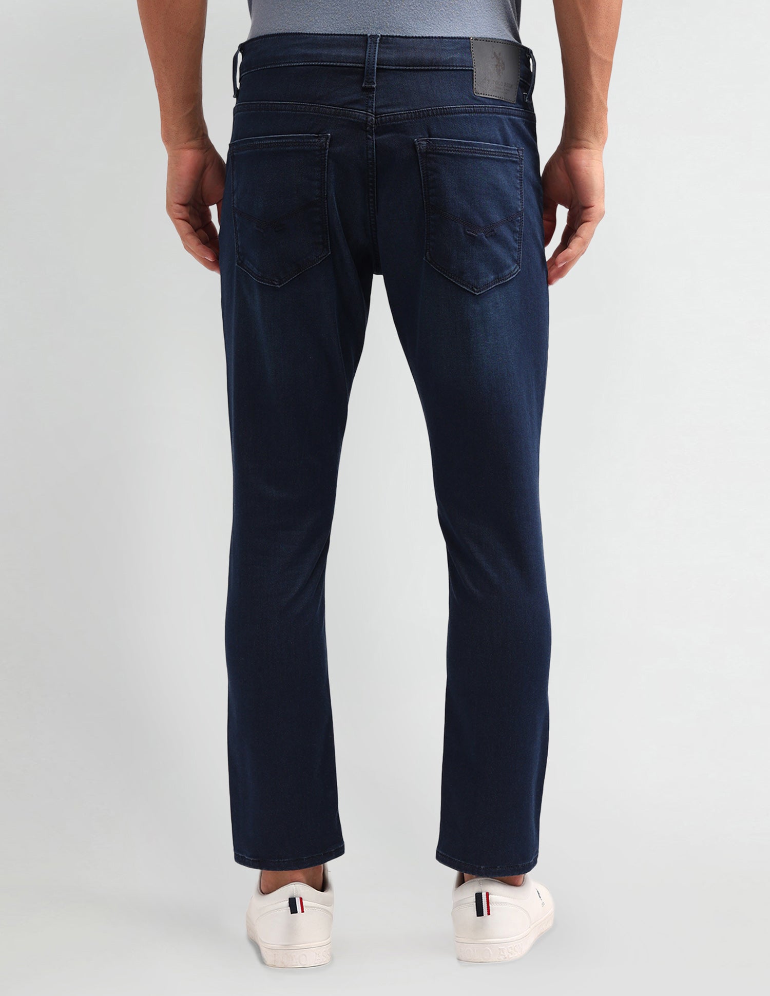 Henry Tapered Fit Cropped Blue Jeans Blue - U.S. Polo Assn. India | Large
