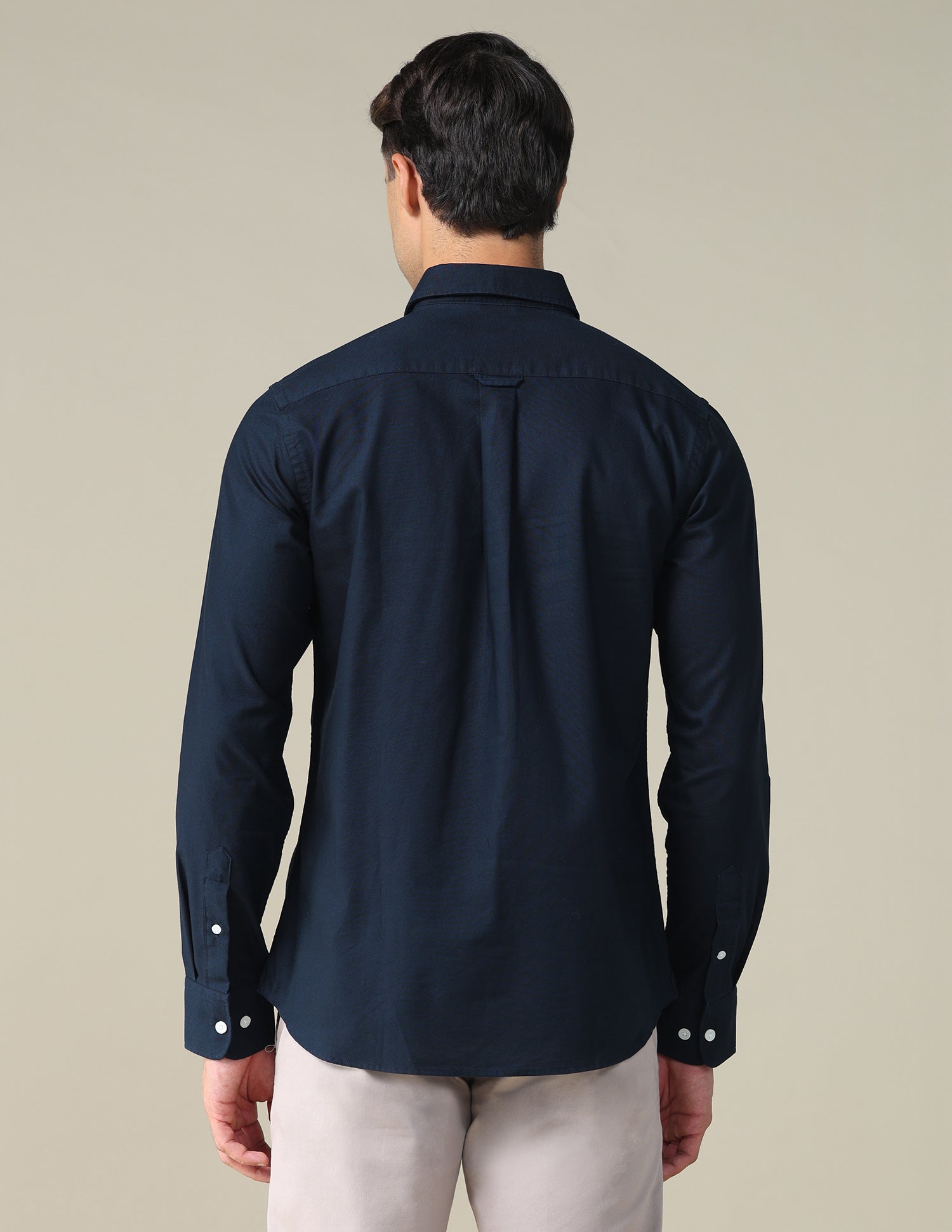 Oxford Tailored Fit Shirt Navy - U.S. POLO ASSN. | Large