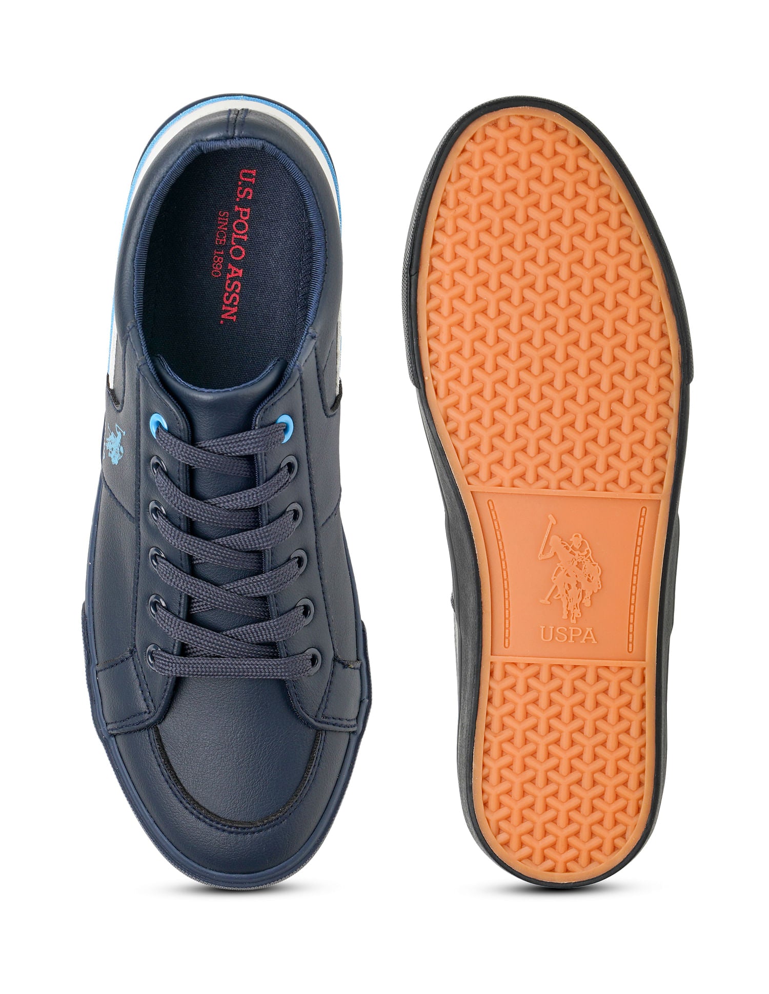 Men Striped Clarkin 3.0 Sneakers Blue - U.S. Polo Assn. India | Large