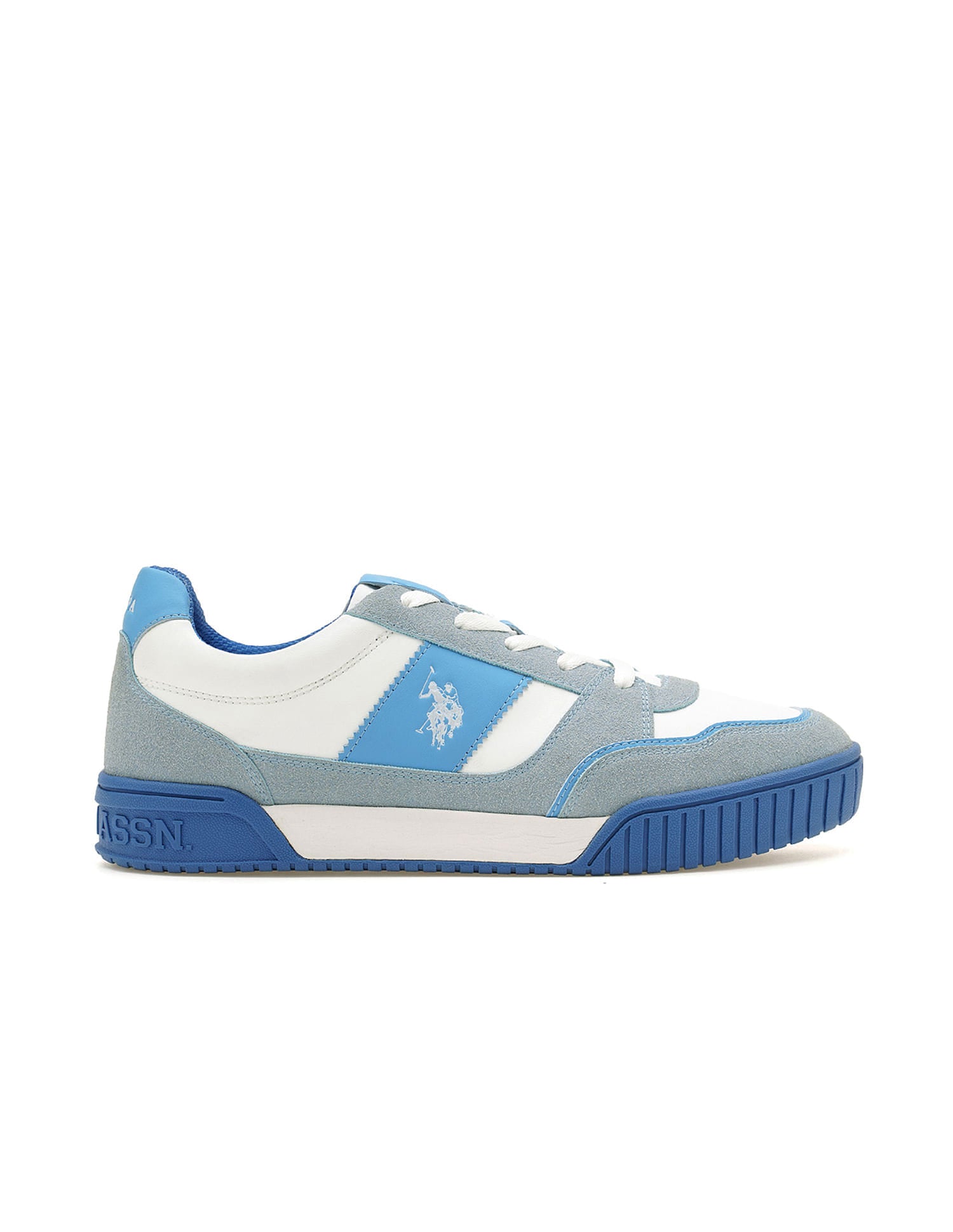 Men Rever Colourblocked Sneakers Blue - U.S. Polo Assn. India | Large