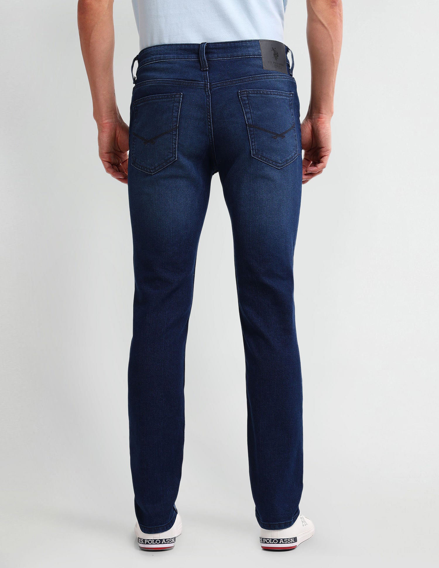 Brandon Slim Tapered Blue Jeans Blue - U.S. Polo Assn. India | Large
