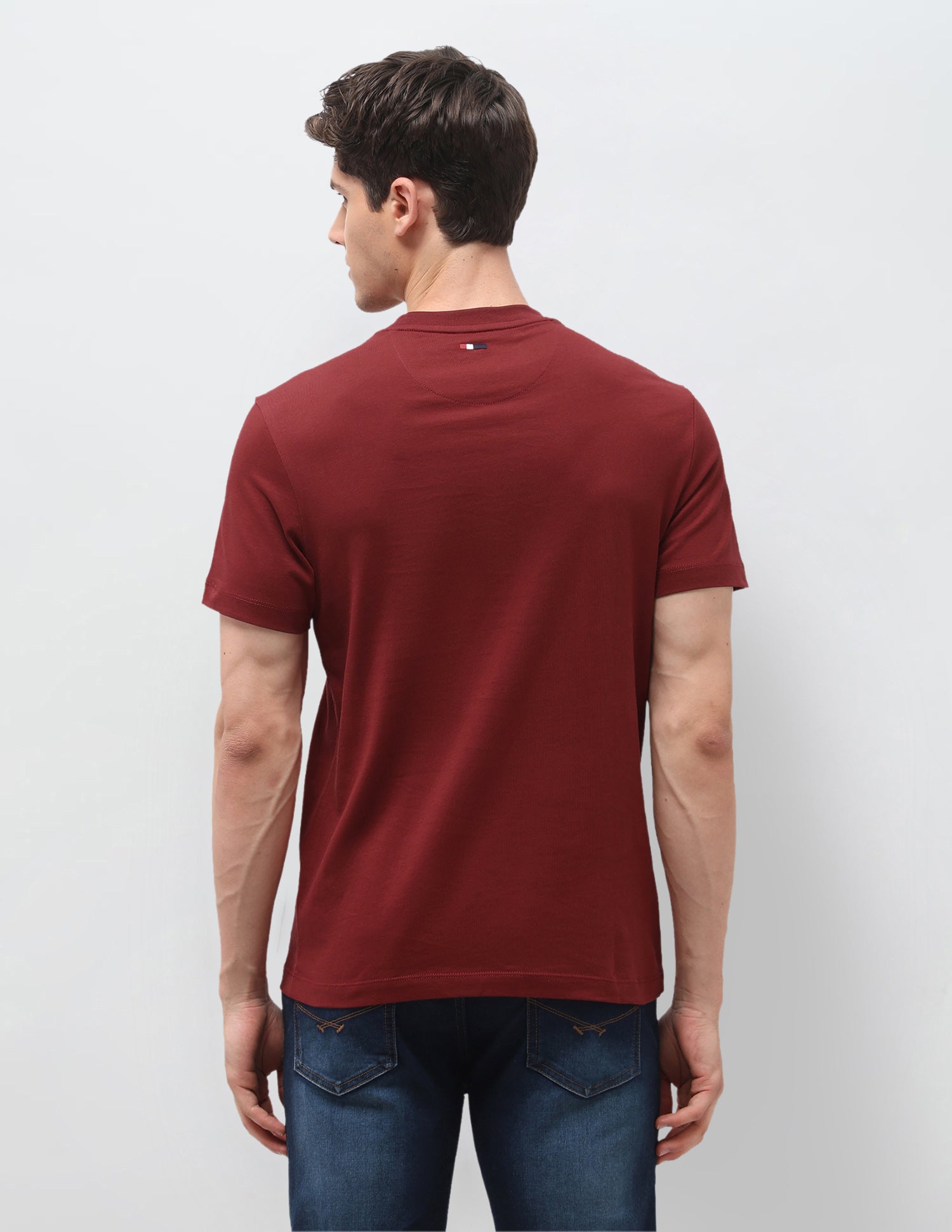 Brand Embroidered Slim Fit T-Shirt Red - U.S. Polo Assn. India | Large