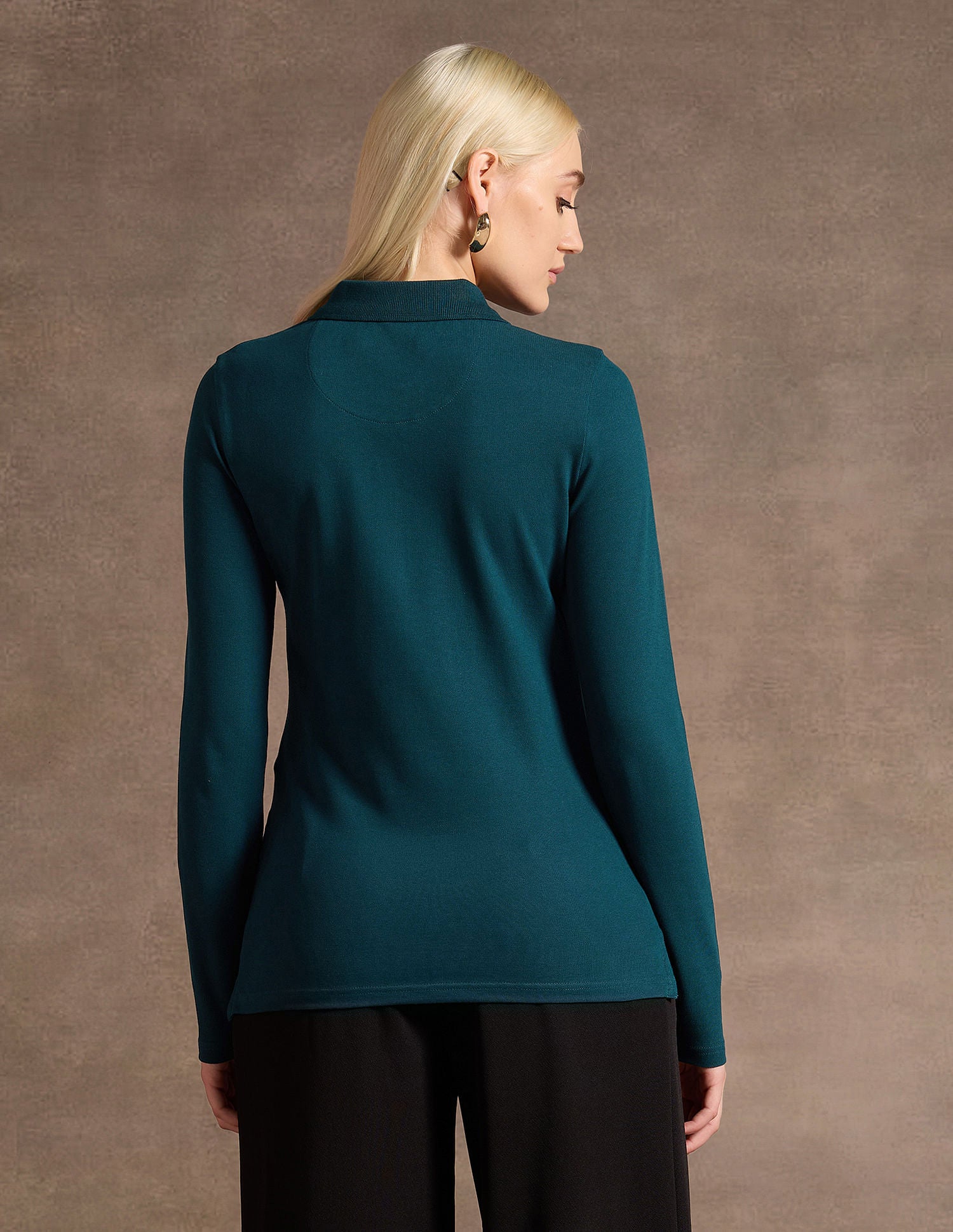 Crest Logo Regular Polo Shirt Teal - U.S. POLO ASSN. | Large