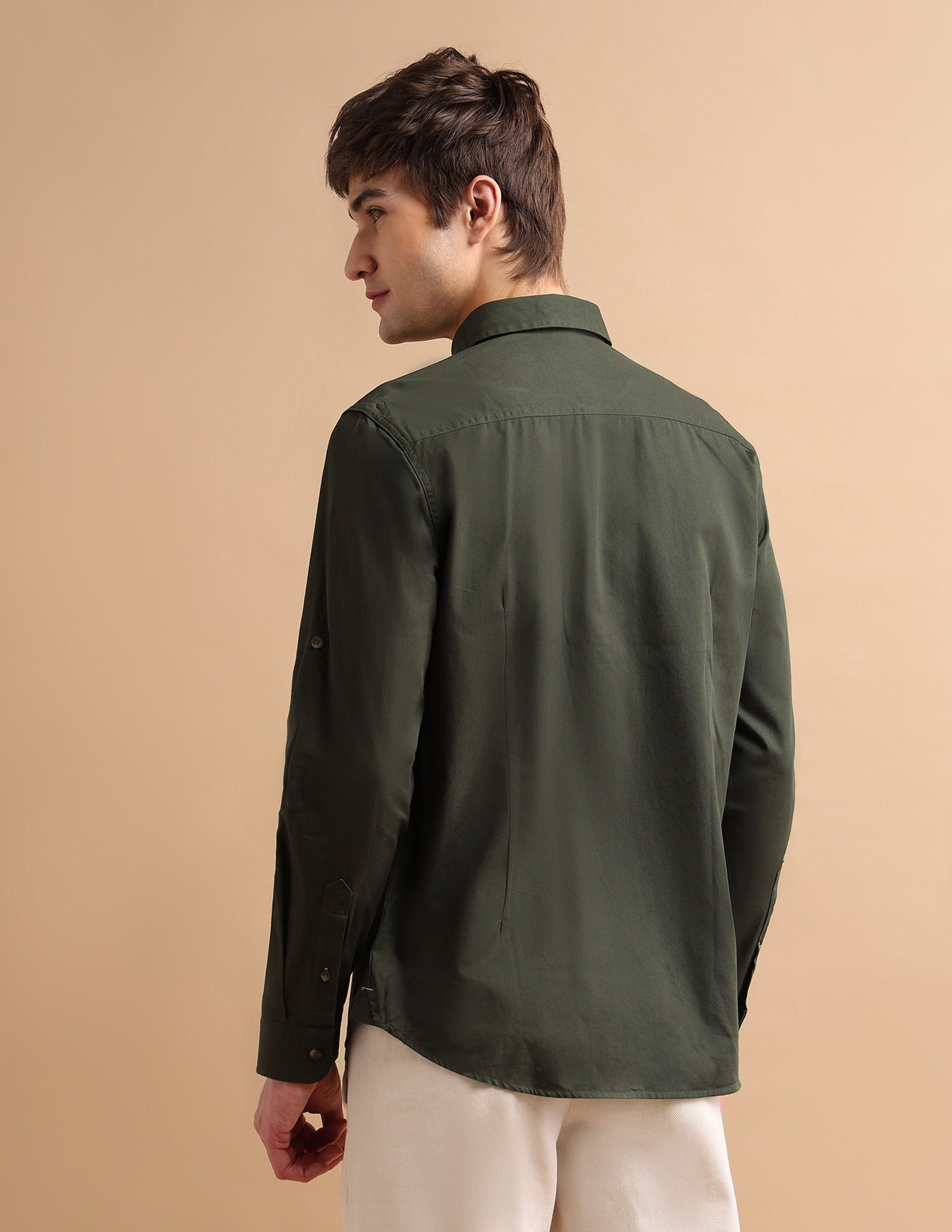 Twill Camping Shirt Olive - U.S. POLO ASSN. | Large