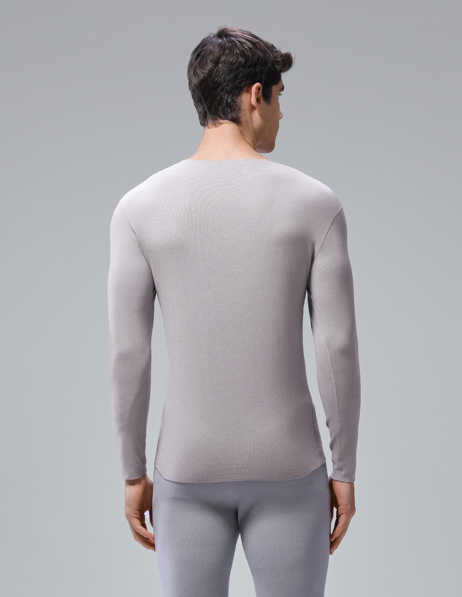 Comfort Fit Solid PH001 Thermal T-Shirt - Pack Of 1 Grey - U.S. Polo Assn. India | Large