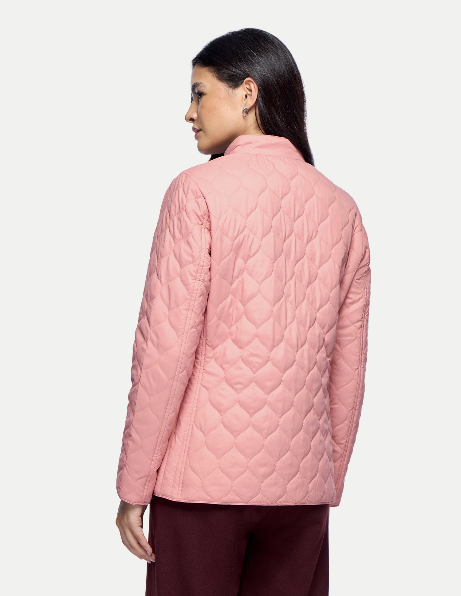 Quilted Regular Fit Puffer Jacket Pink - U.S. Polo Assn. India | Large