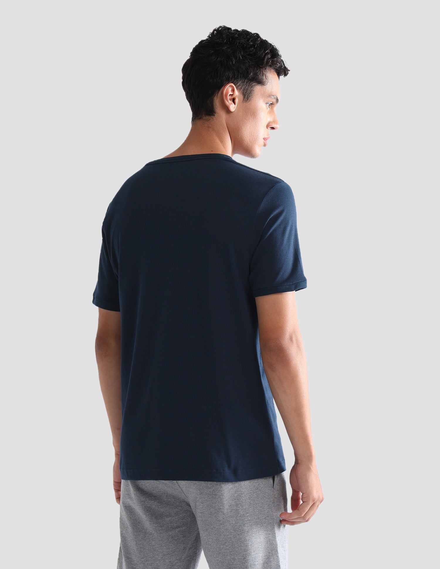 Solid Comfort Fit OEE10 Lounge T-Shirt - Pack Of 1 Navy - U.S. POLO ASSN. | Large