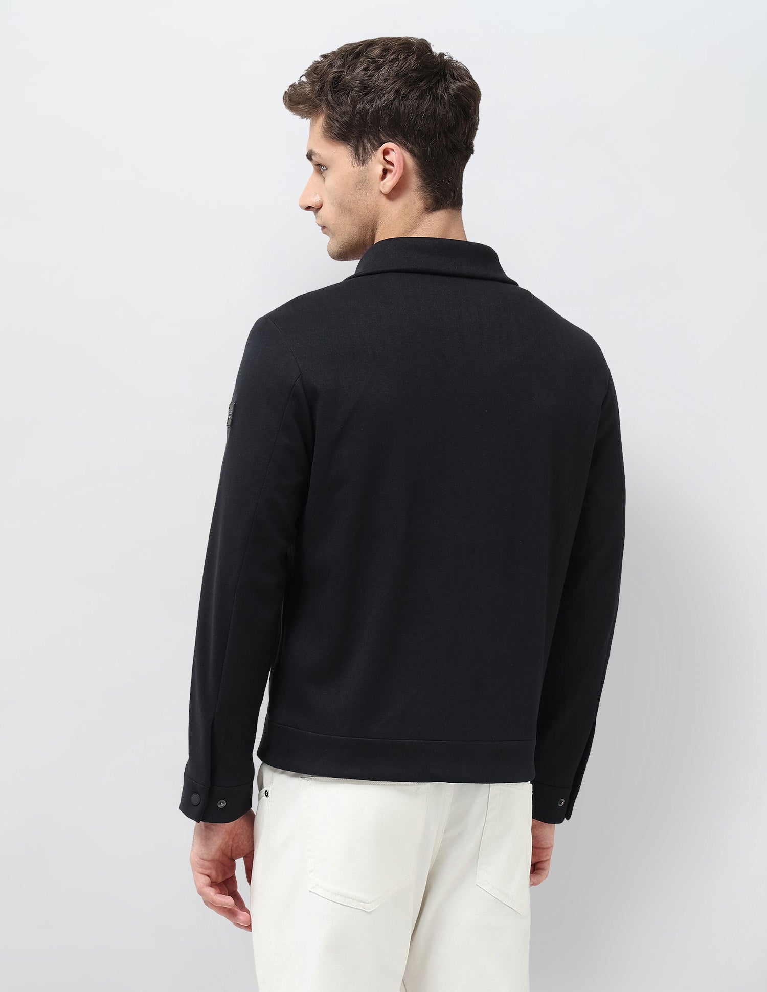 Solid Regular Fit Jacket Blue - U.S. POLO ASSN. | Large