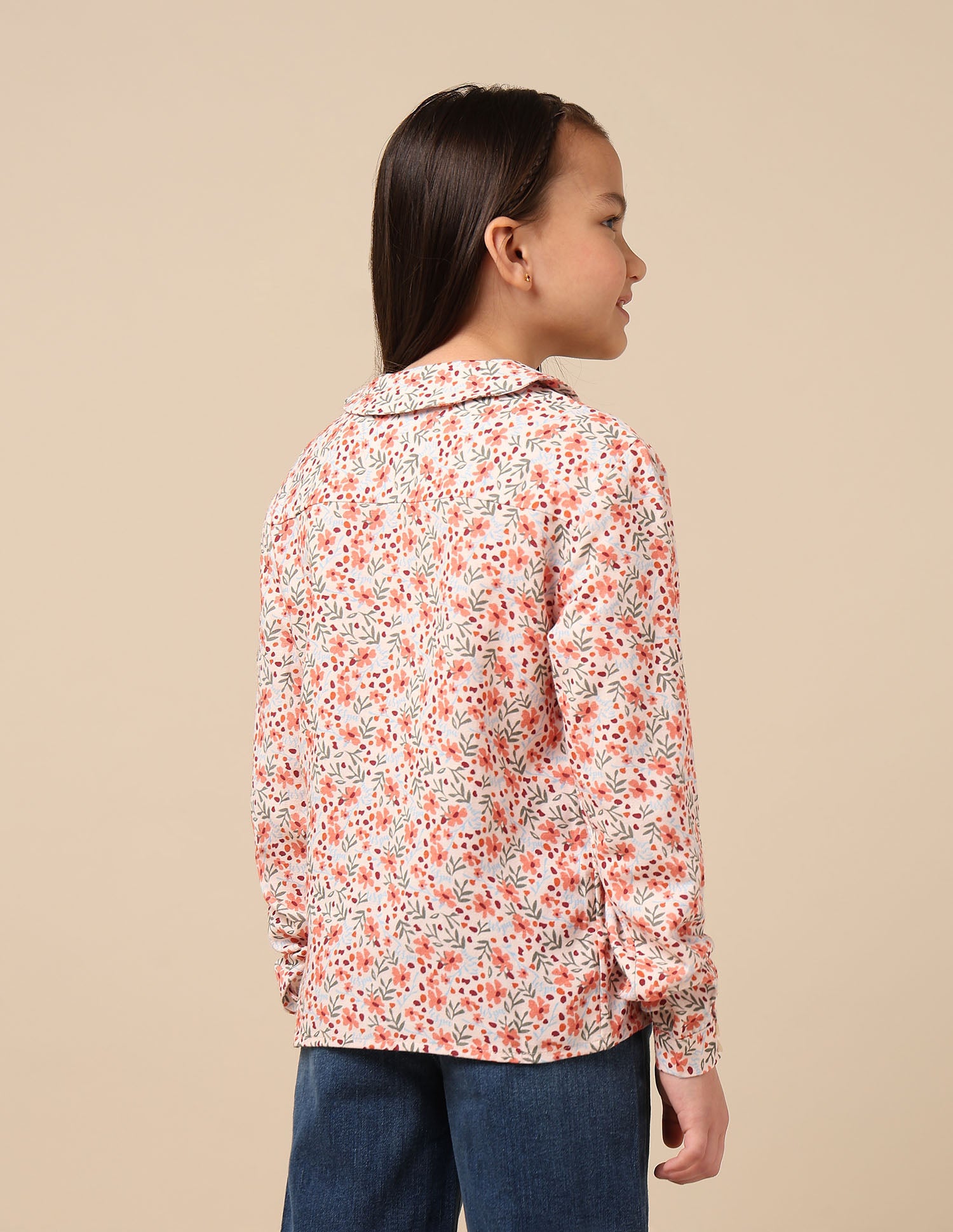 Girls Floral Brand Printed Top Multi6 - U.S. POLO ASSN. | Large