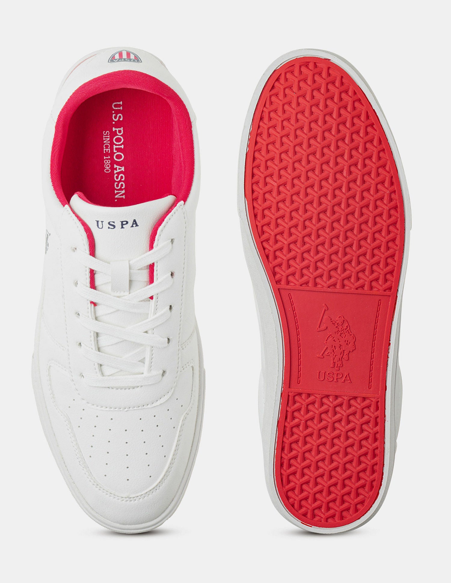 Round Toe Solid Britt 2.0 Sneakers Off White - U.S. POLO ASSN. | Large