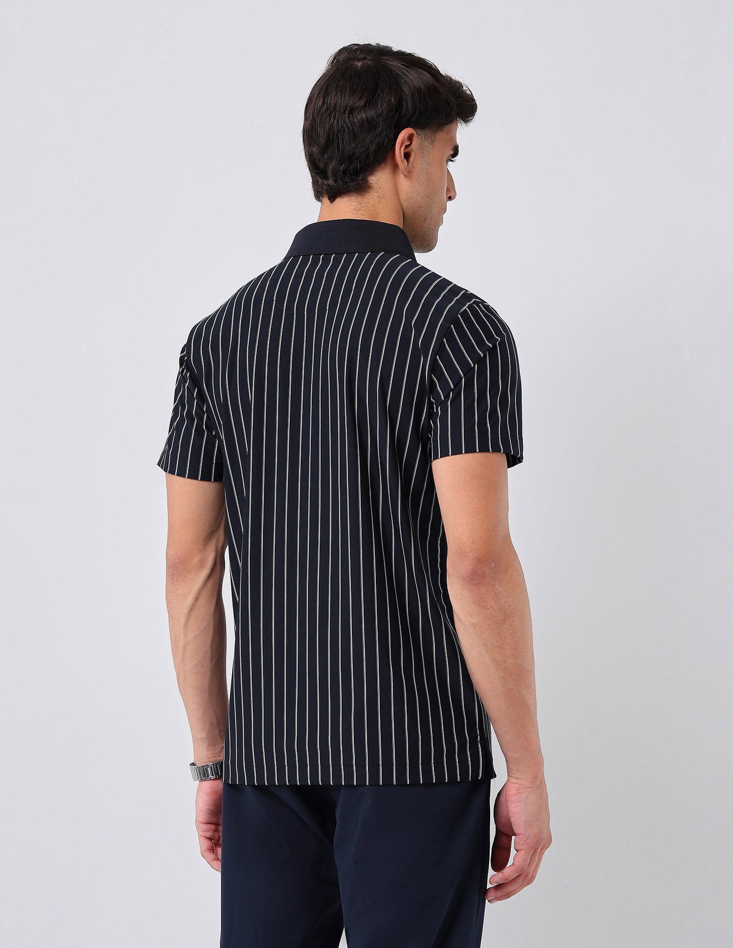 Vertical Striped Regular Fit Polo Shirt Navy - U.S. POLO ASSN. | Large