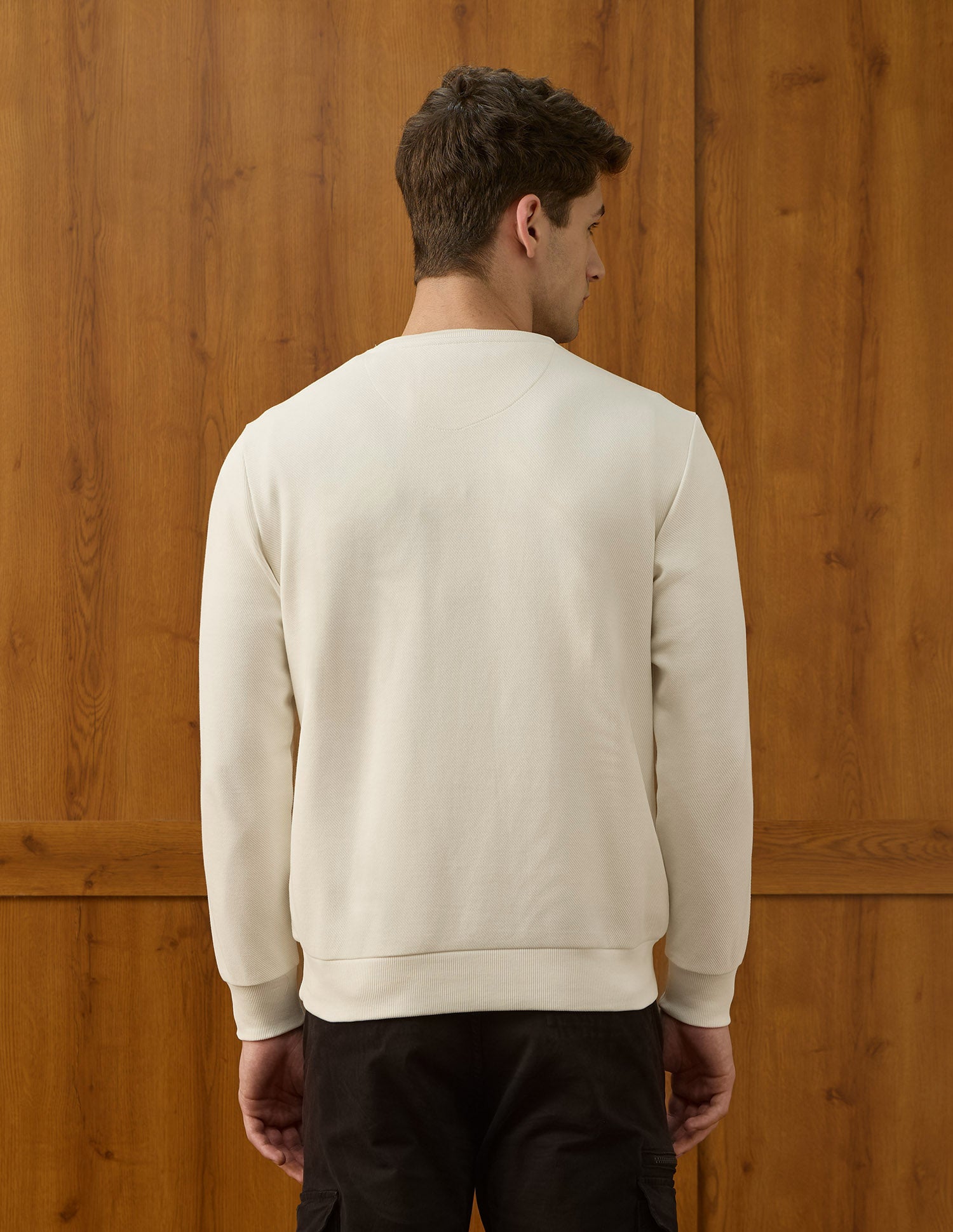 Brand Embroidered Varsity Theatre Sweatshirt Off White - U.S. POLO ASSN. | Large