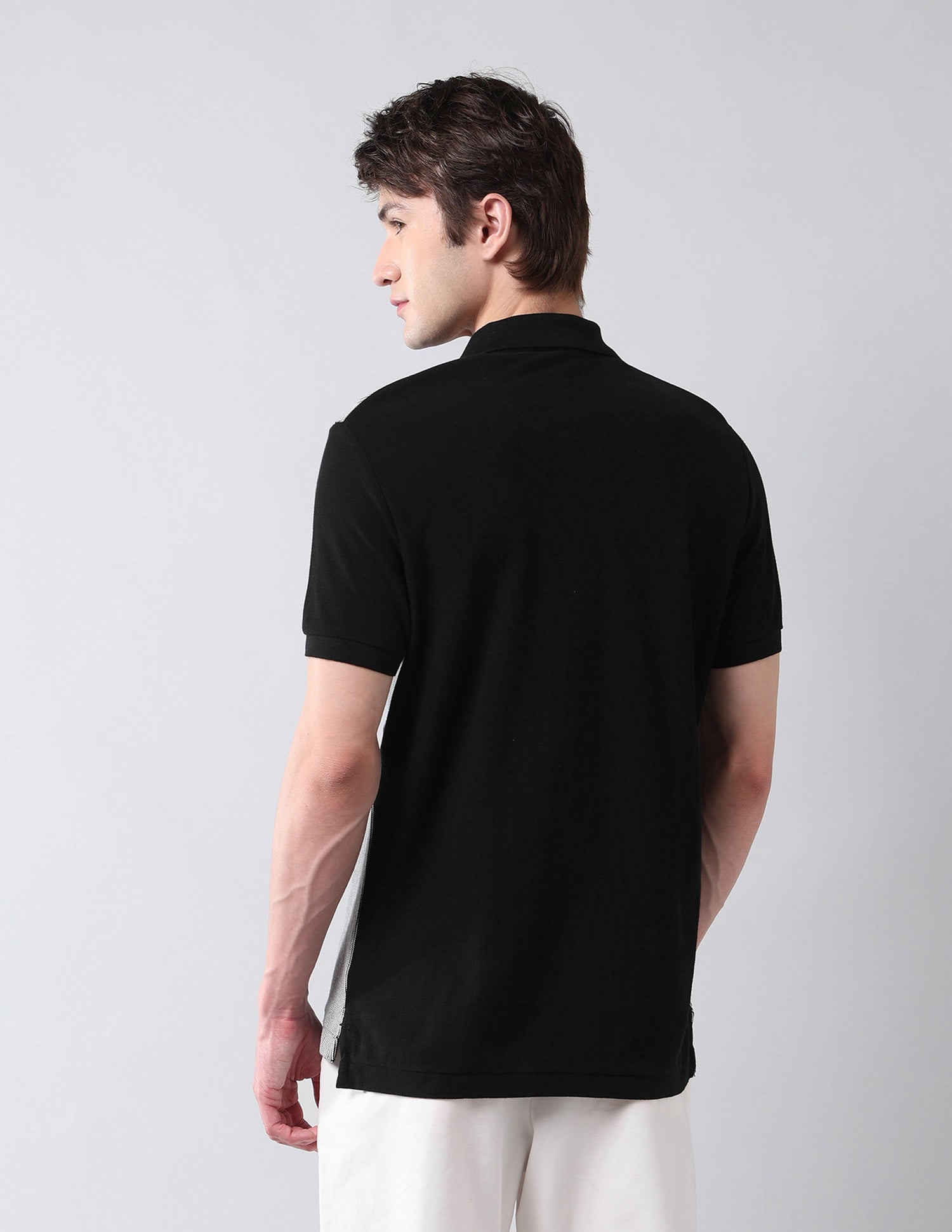 Vertical Striped Americana Polo Shirt Black - U.S. Polo Assn. India | Large