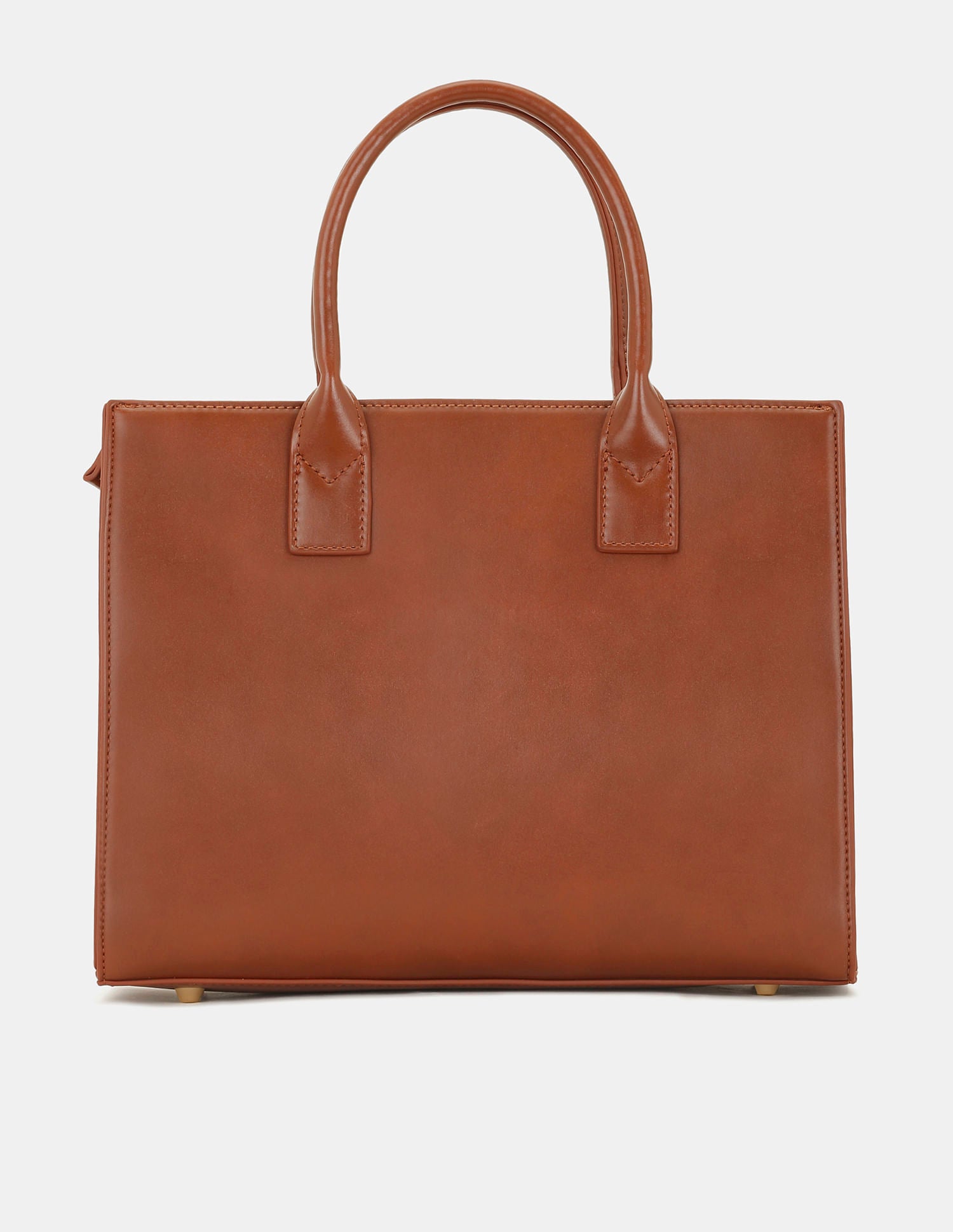 Women Bonnie Satchel Bag with Chain Card Holder Tan - U.S. POLO ASSN. | Large