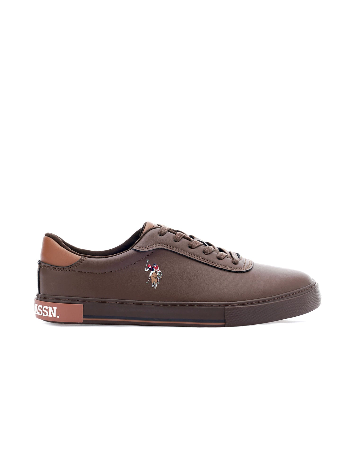 Men Solid Moore 6.0 Sneakers Brown - U.S. Polo Assn. India | Large