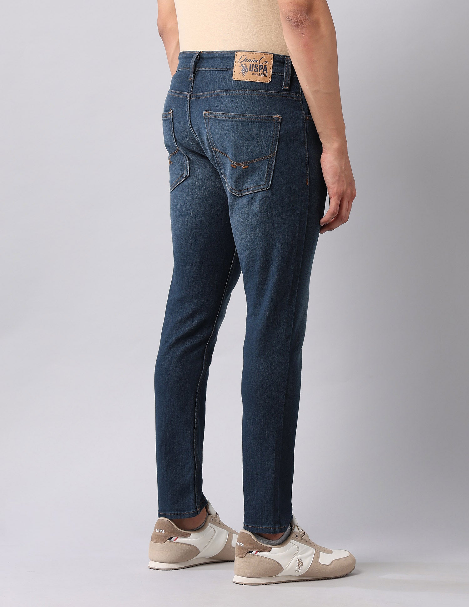 Henry Tapered Fit Blue Jeans Blue - U.S. Polo Assn. India | Large