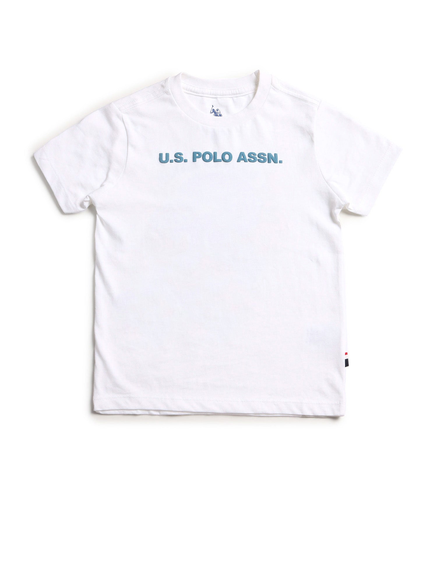 Boys Graphic Printed Regular Fit T-Shirt White - U.S. POLO ASSN. | Large