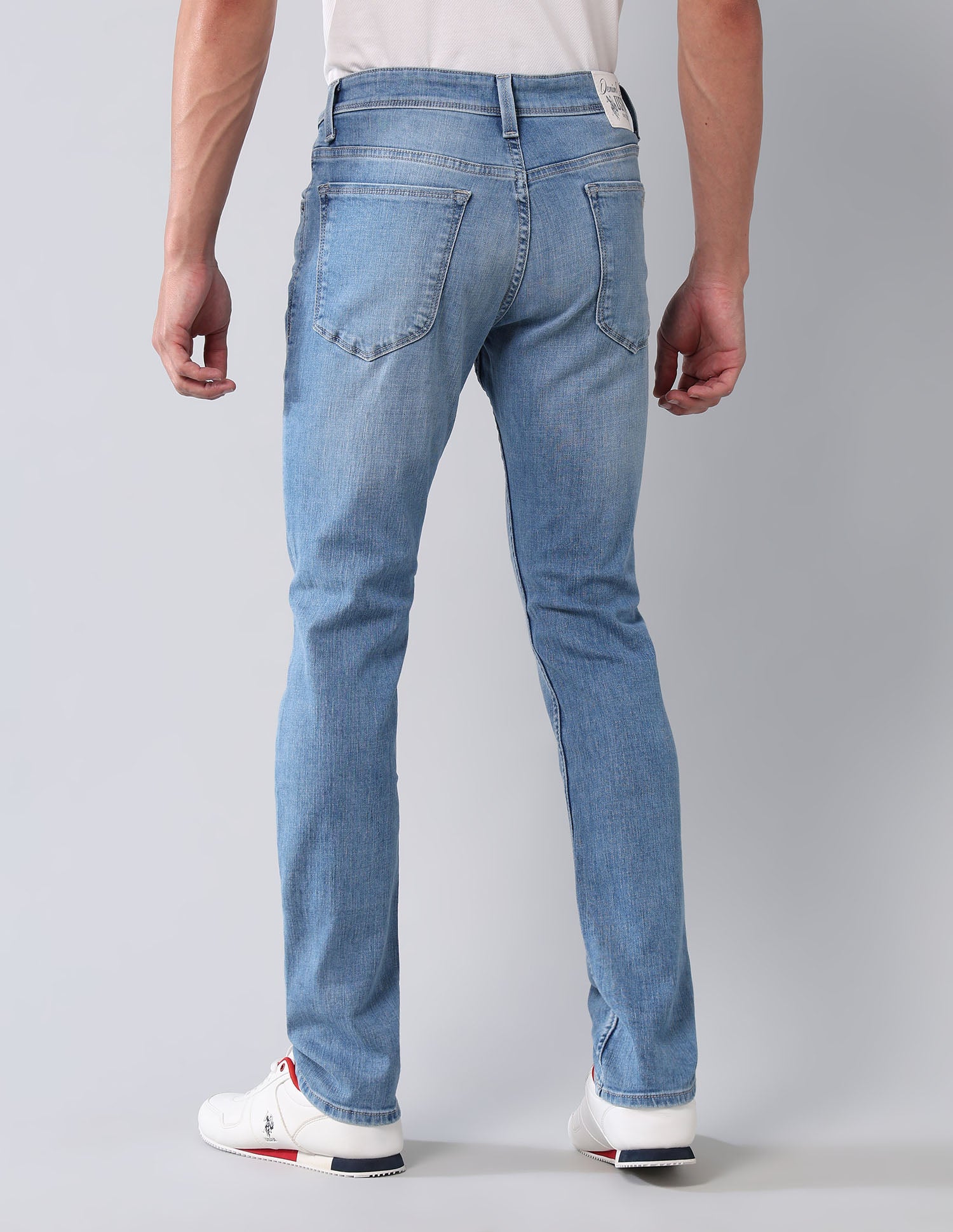 Regallo Skinny Fit Super Stretch Jeans Light Blue - U.S. POLO ASSN. | Large