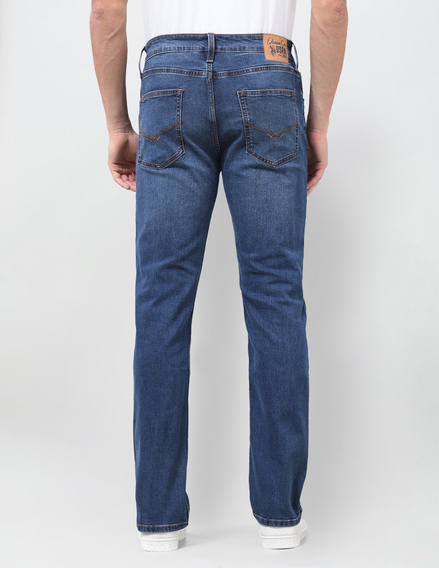 Harold Slim Straight Fit Blue Jeans Indigo - U.S. Polo Assn. India | Large