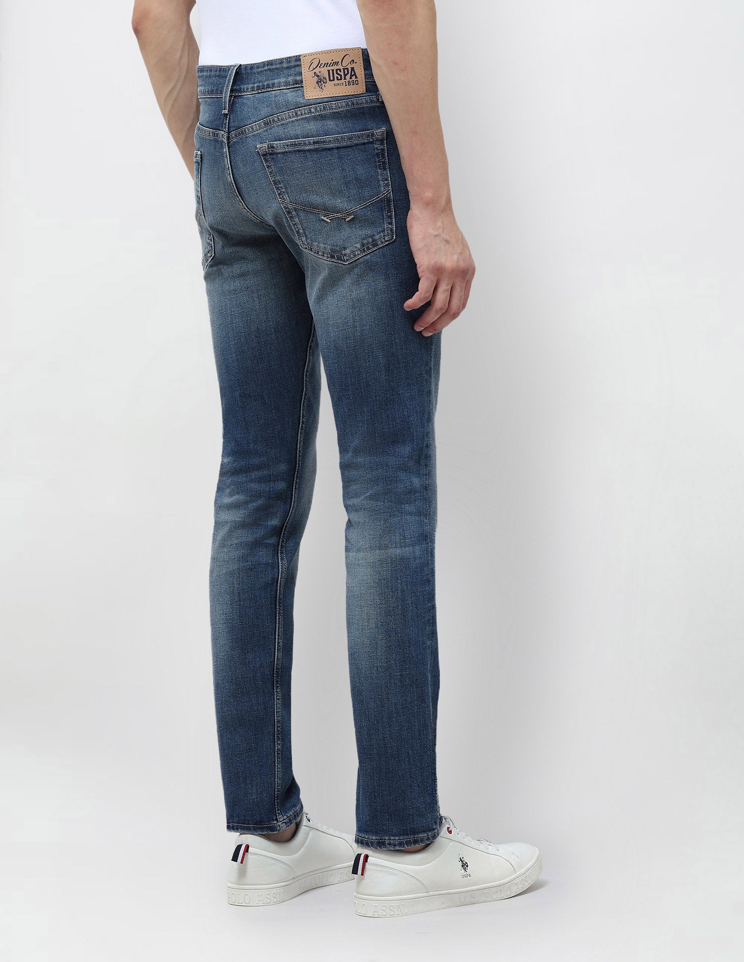 Regallo Skinny Fit Blue Jeans Blue - U.S. POLO ASSN. | Large