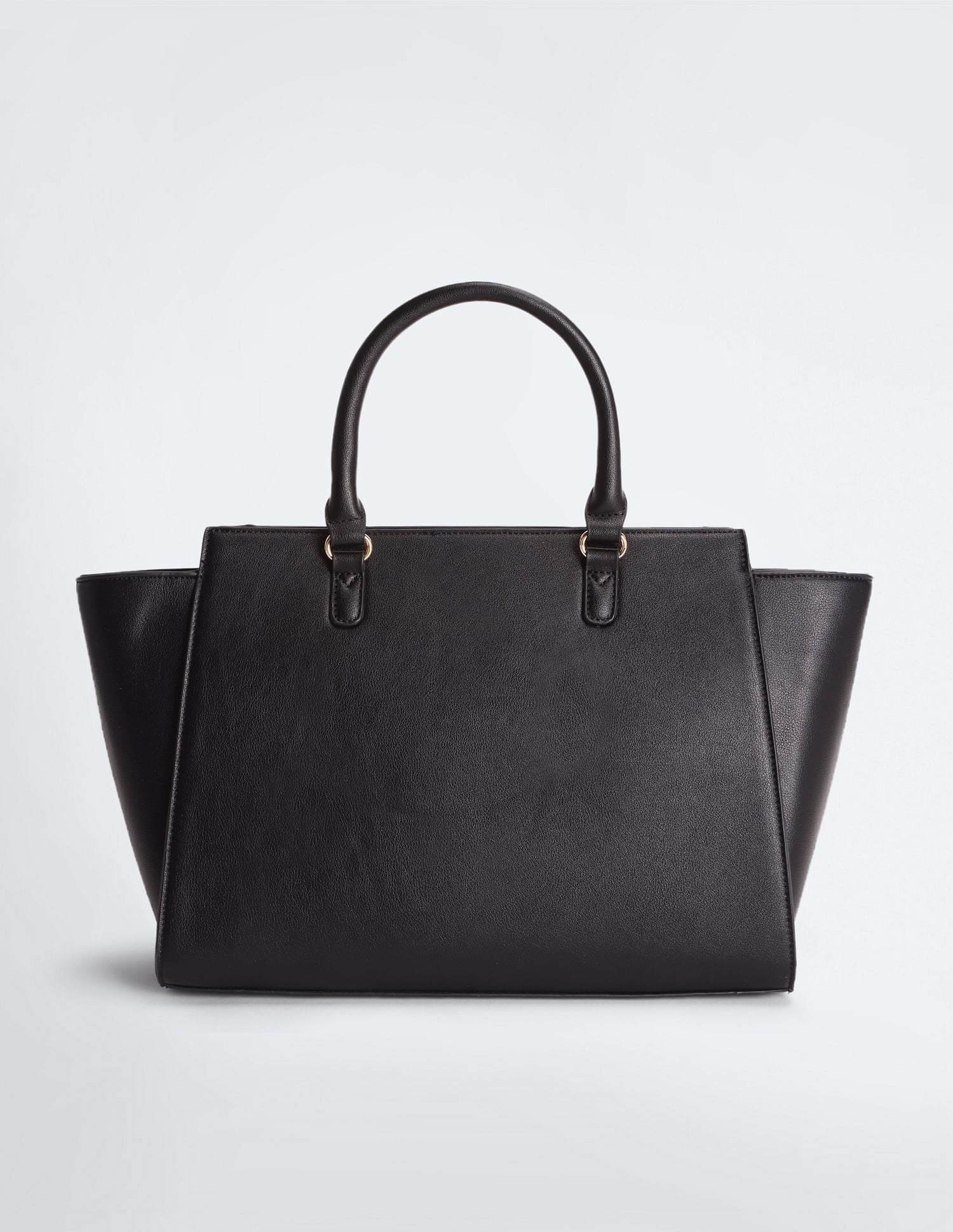 Chevron Quilted Structured Handbag Black - U.S. POLO ASSN. | Large