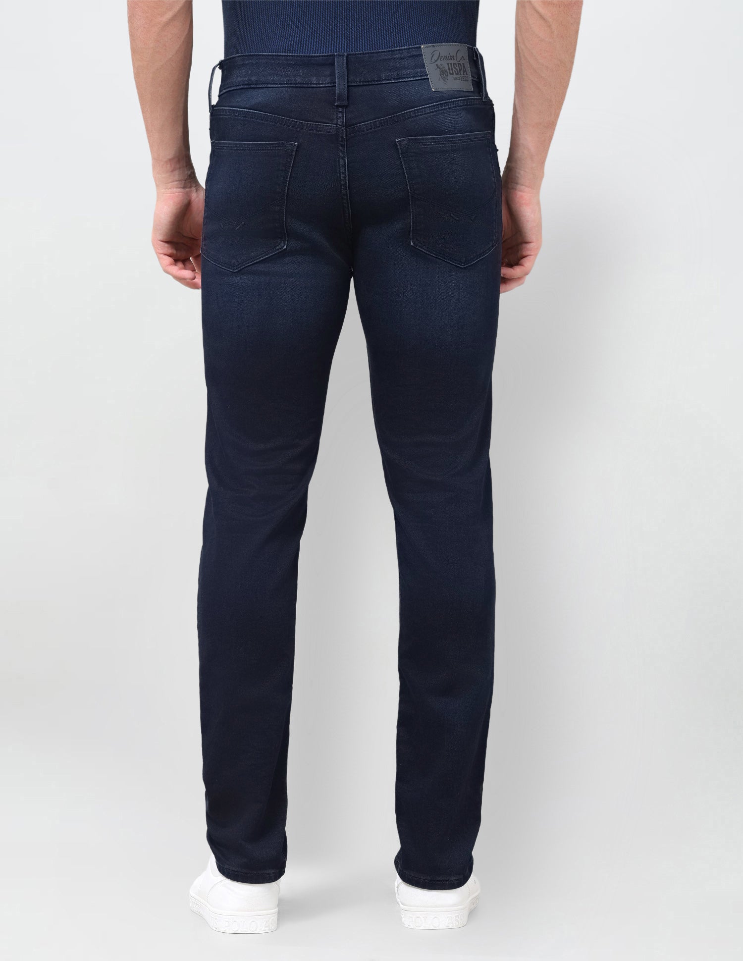 Regallo Skinny Fit Blue Jeans Dark Blue - U.S. Polo Assn. India | Large
