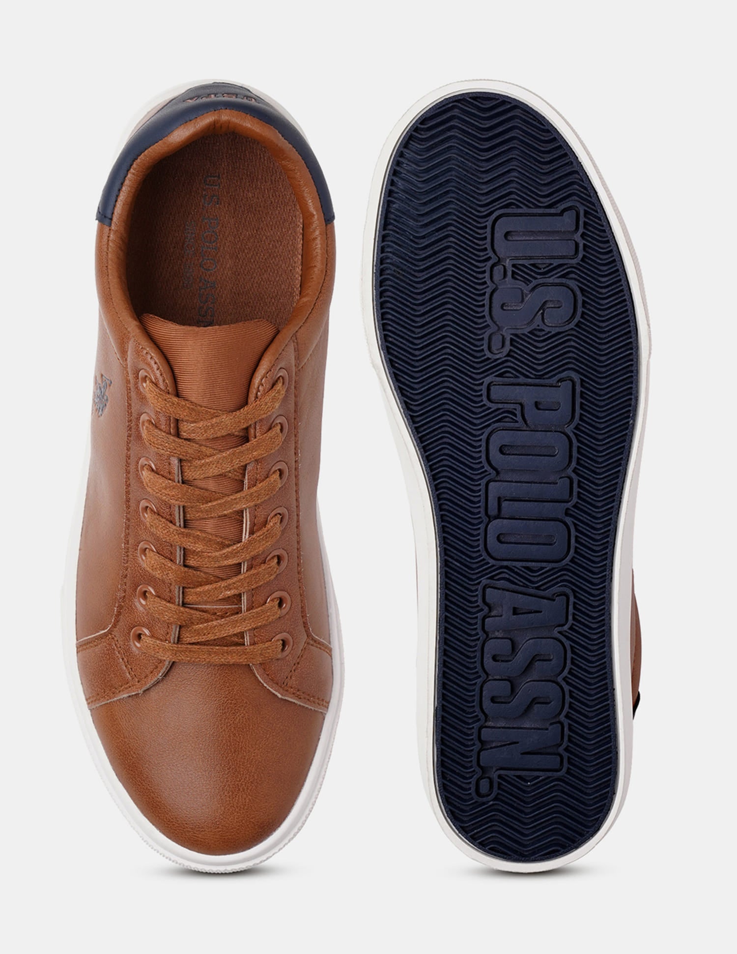 Men Madryn 3.0 Low Top Sneakers Tan - U.S. Polo Assn. India | Large