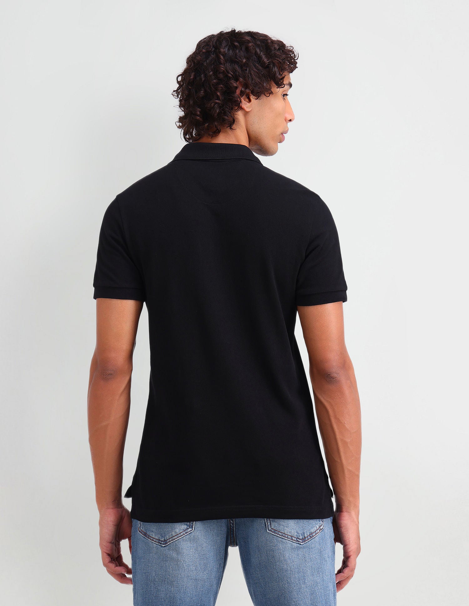 Muscle Fit Brand Printed Polo Shirt Midnight Haze - U.S. POLO ASSN. | Large