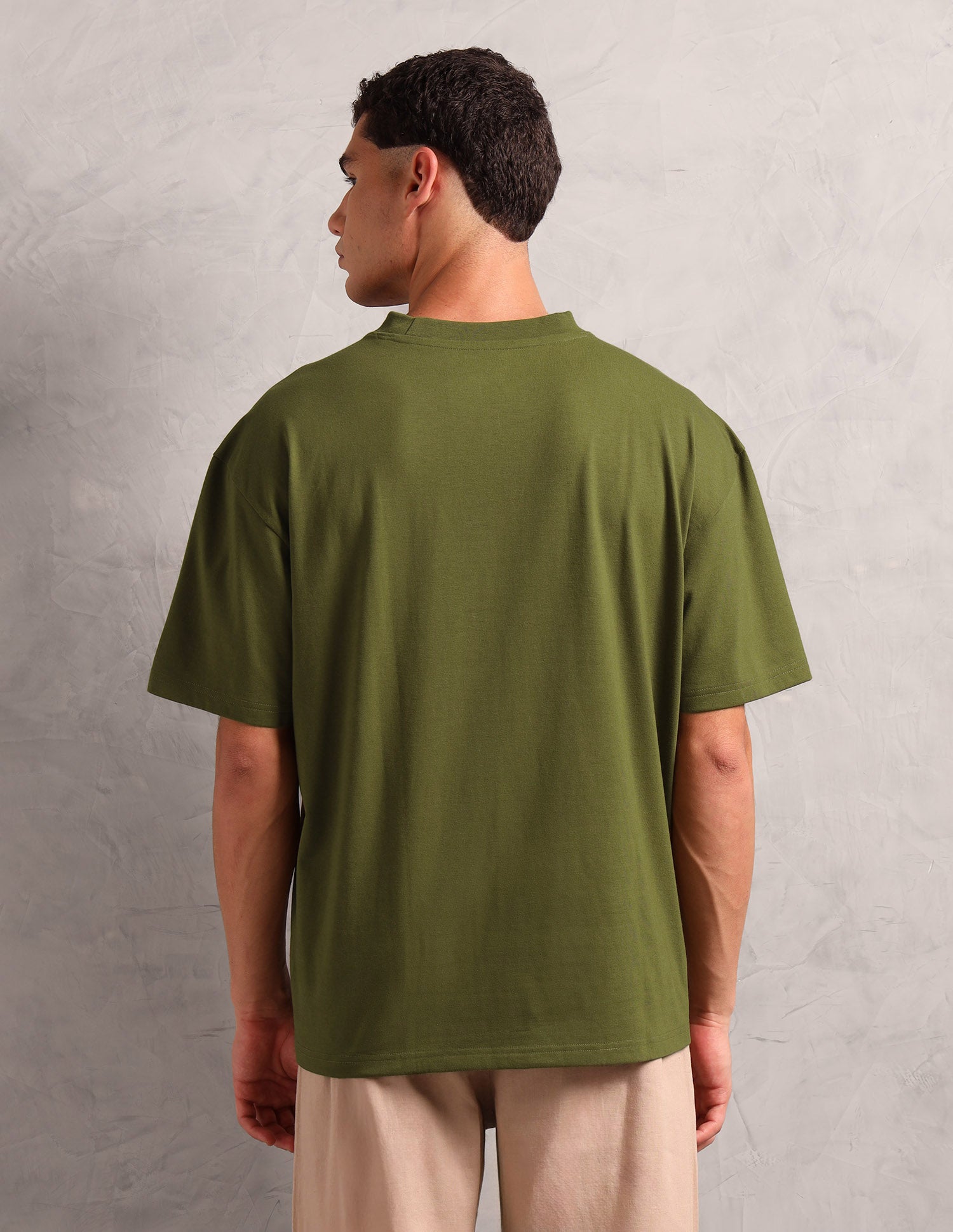 Oversized Fit Breathable OEE11 Lounge T-Shirt - Pack Of 1 Avocado - U.S. POLO ASSN. | Large